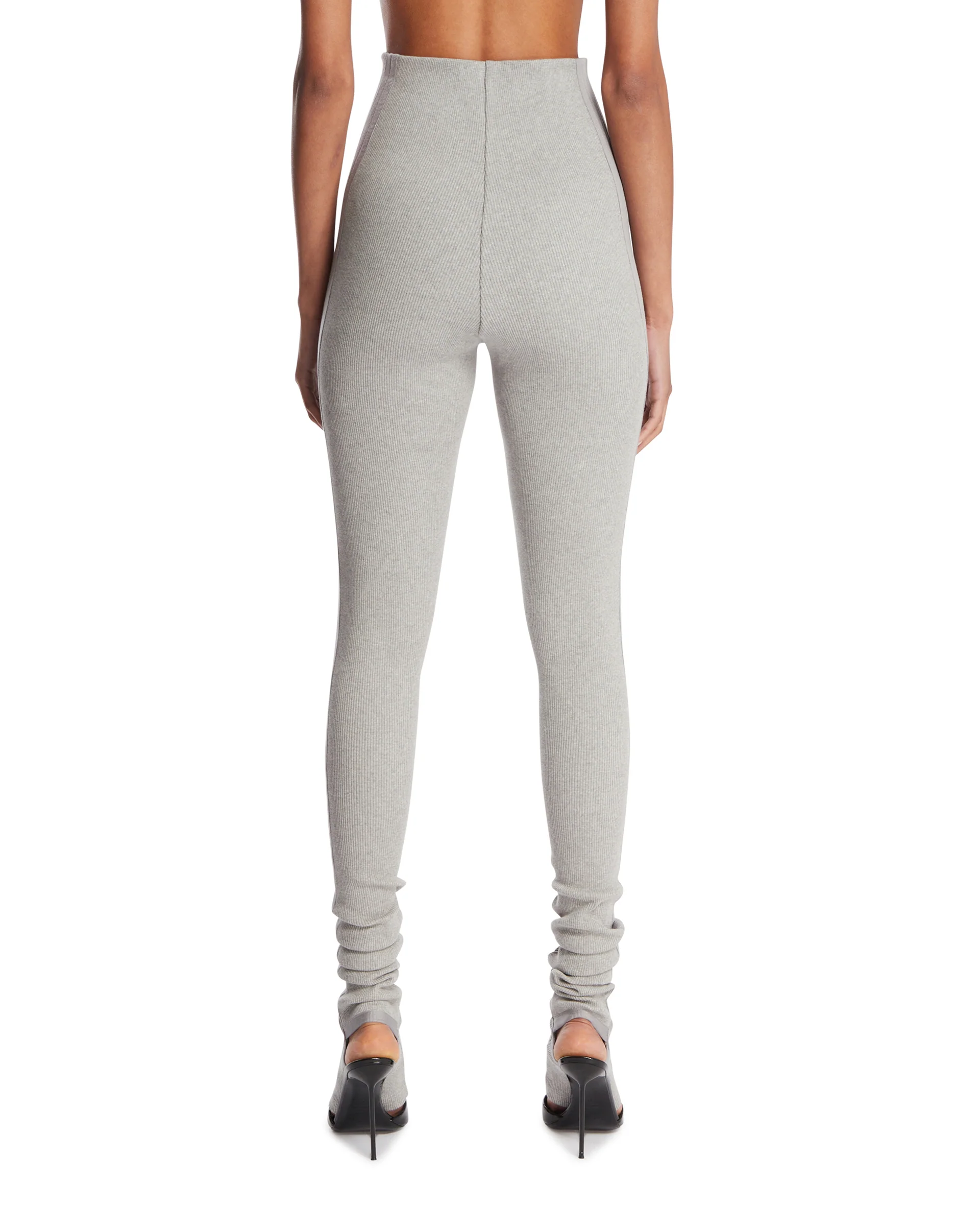 Leggings A Coste Grigi - Image 5