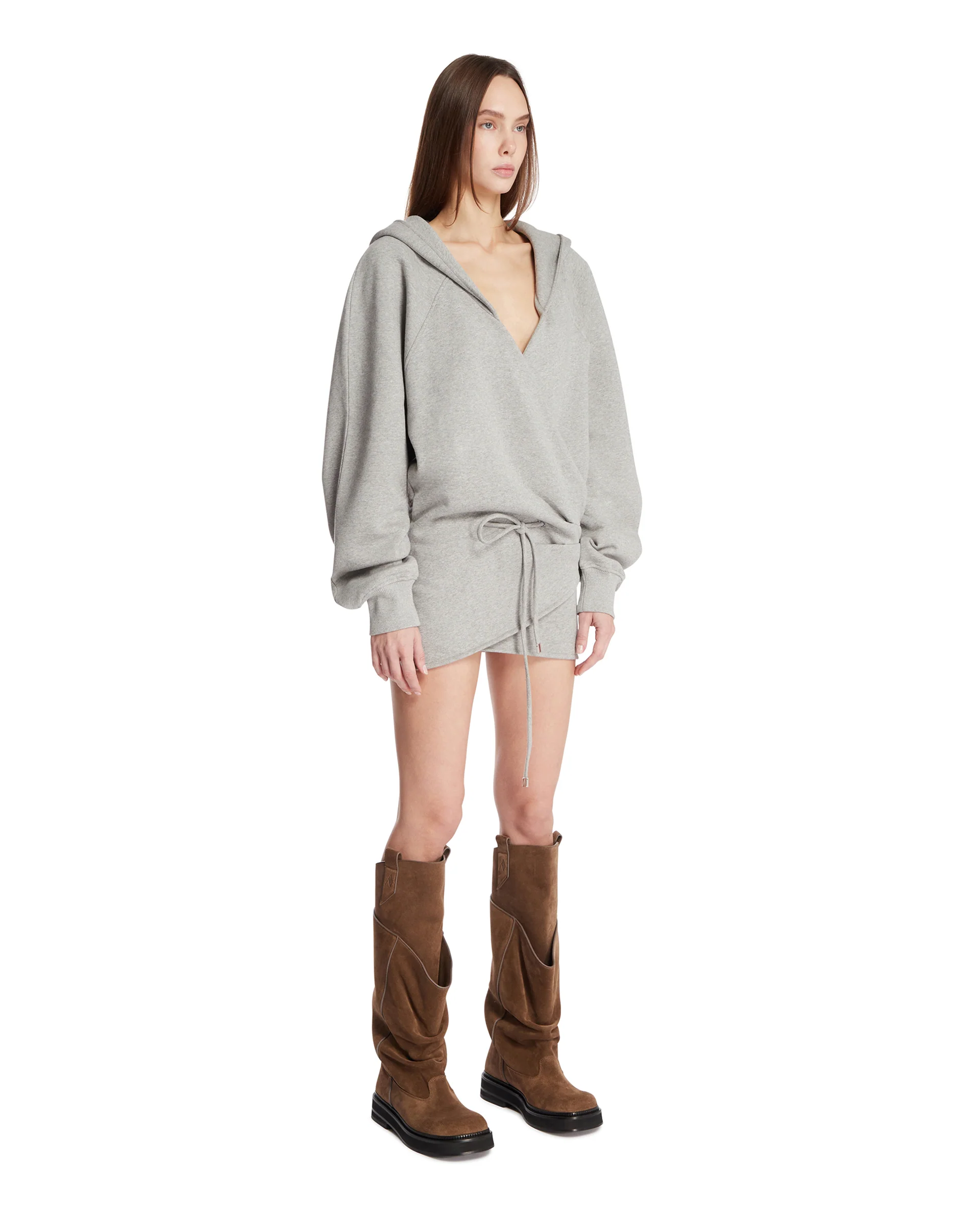 Miniabito Wrapped Grigio - Image 2