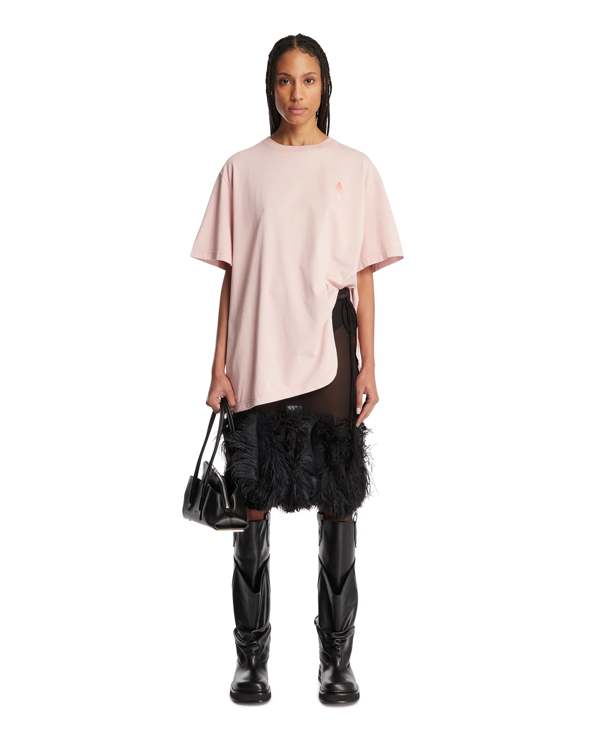 T-Shirt Con Stampa Rosa - Image 3