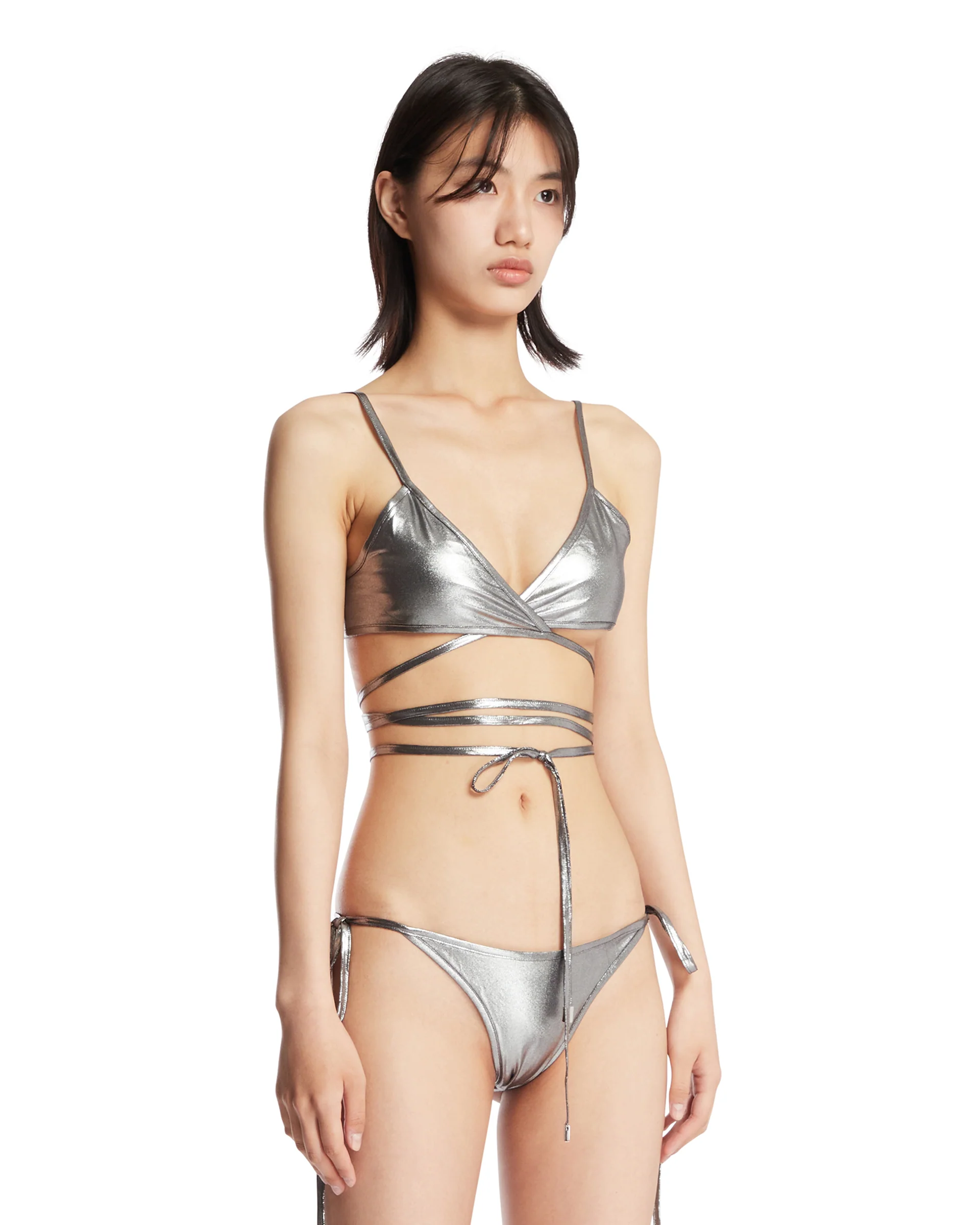 Bikini Wrap Around Argentato - Image 2