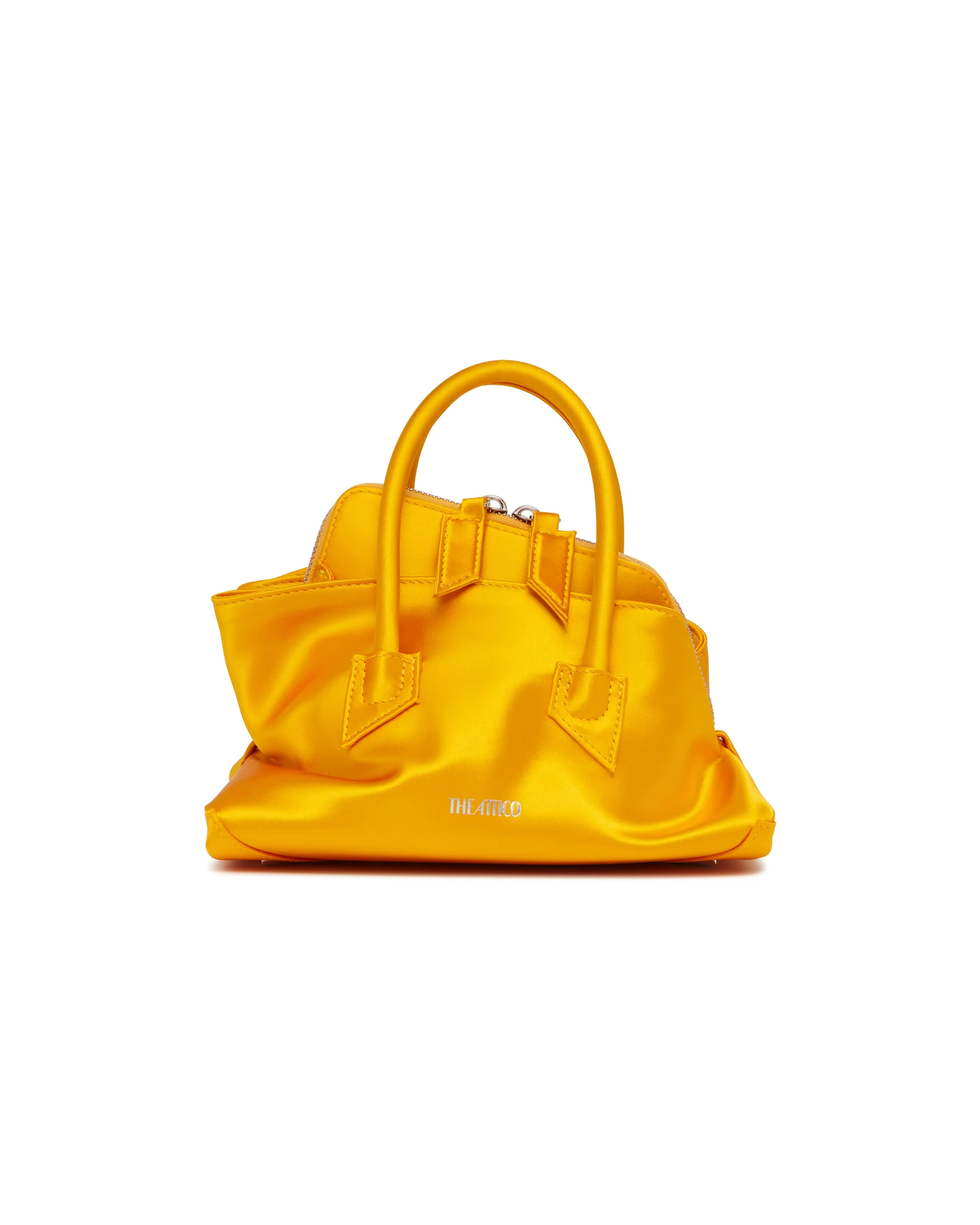 Borsa La Passeggiata Mini In Raso Gialla - Image 2