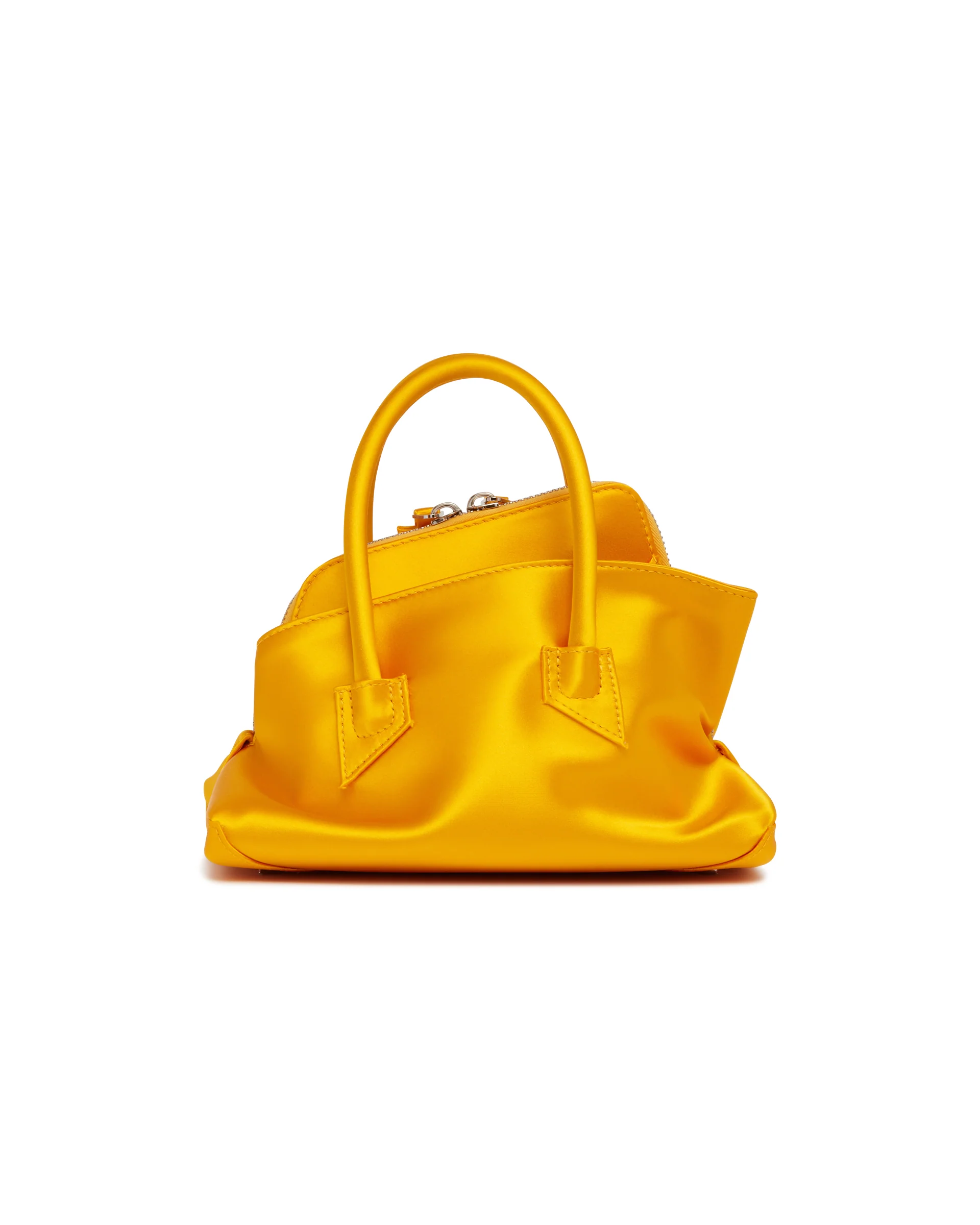 Borsa La Passeggiata Mini In Raso Gialla - Image 6