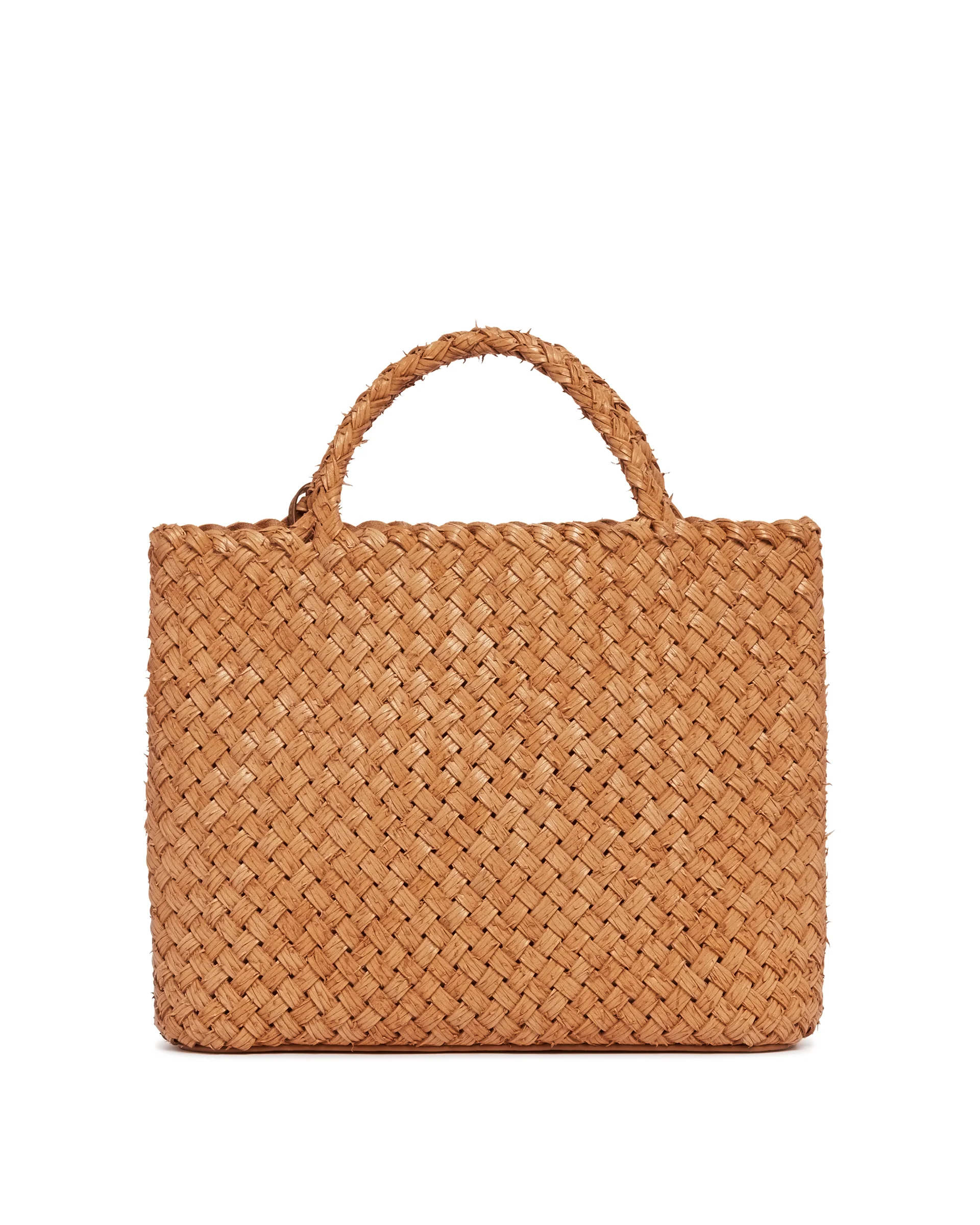 Borsa Amber Intrecciata Beige
