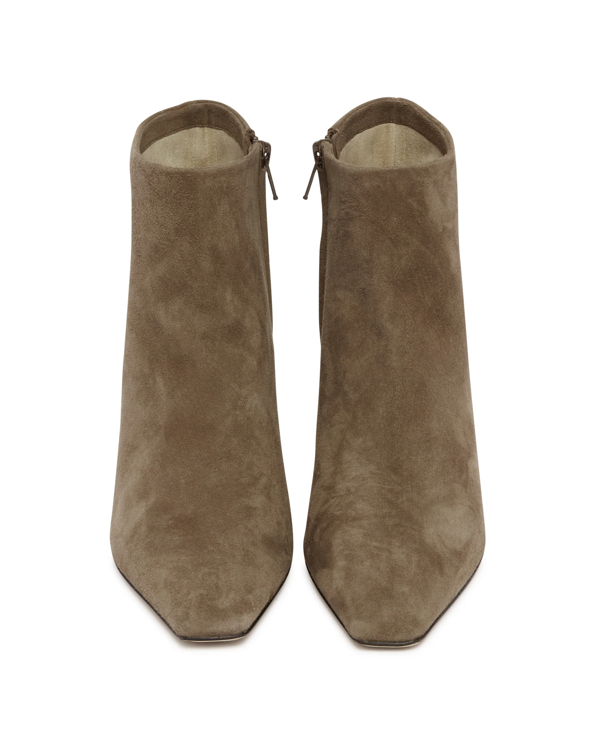 Stivaletti Carla 80 In Pelle Beige - Image 4