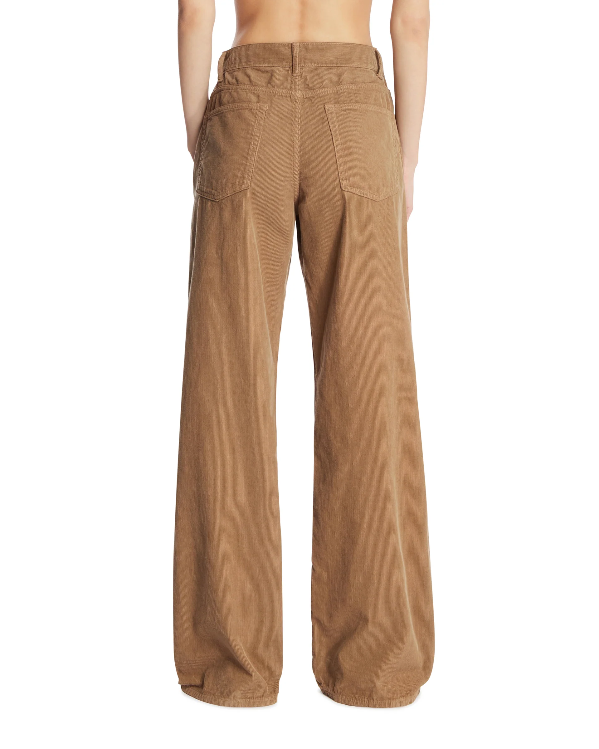 Pantaloni Eglitta In Velluto Beige - Image 5
