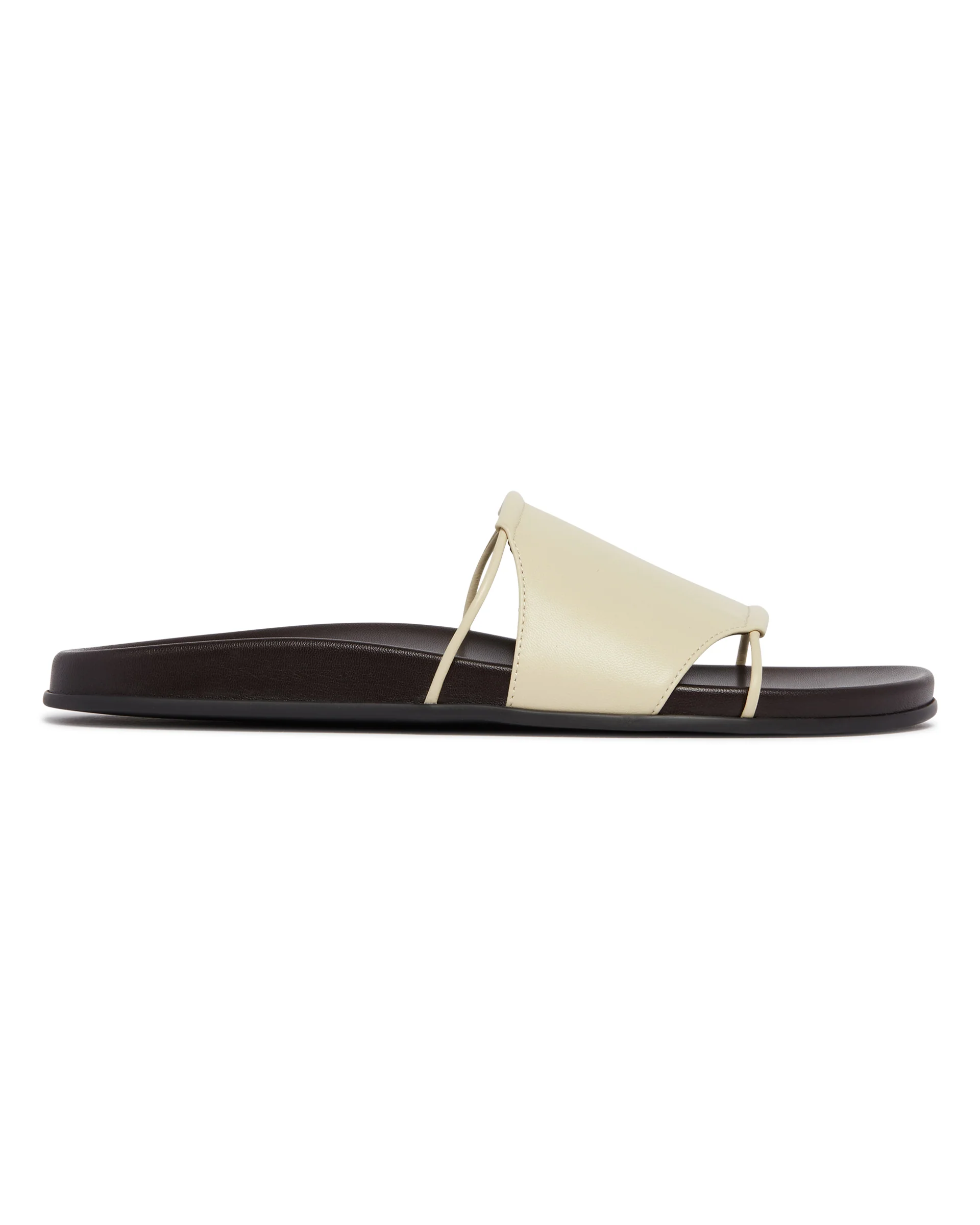 Sandali Fussbet In Pelle Beige - Image 2