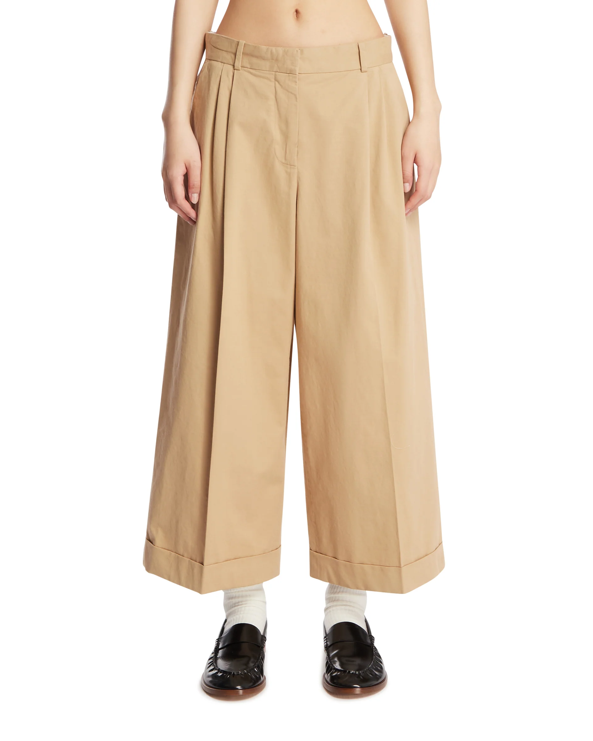 Pantaloni Lior In Cotone Beige