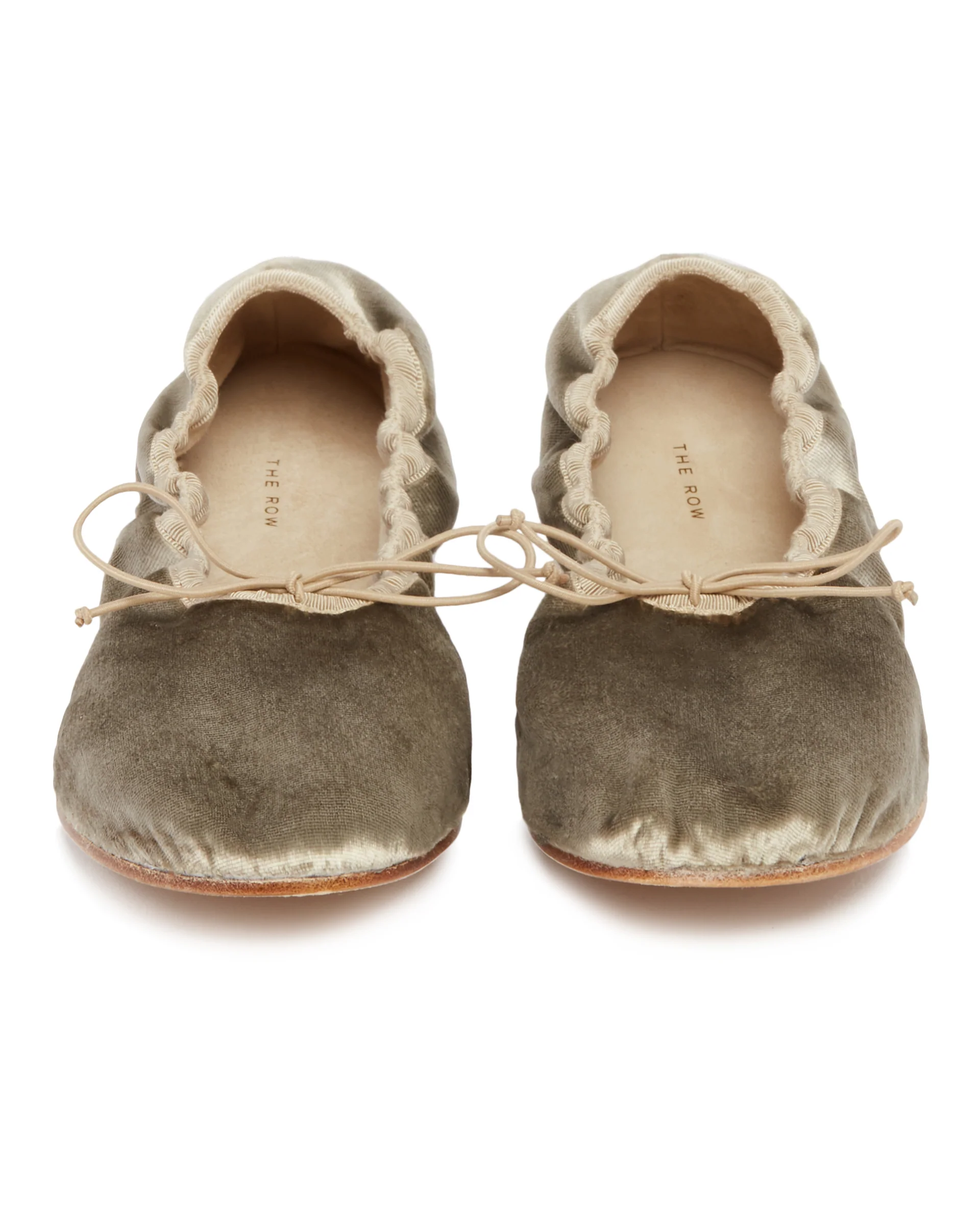 Ballerine Stondate in Velluto Beige - Image 4
