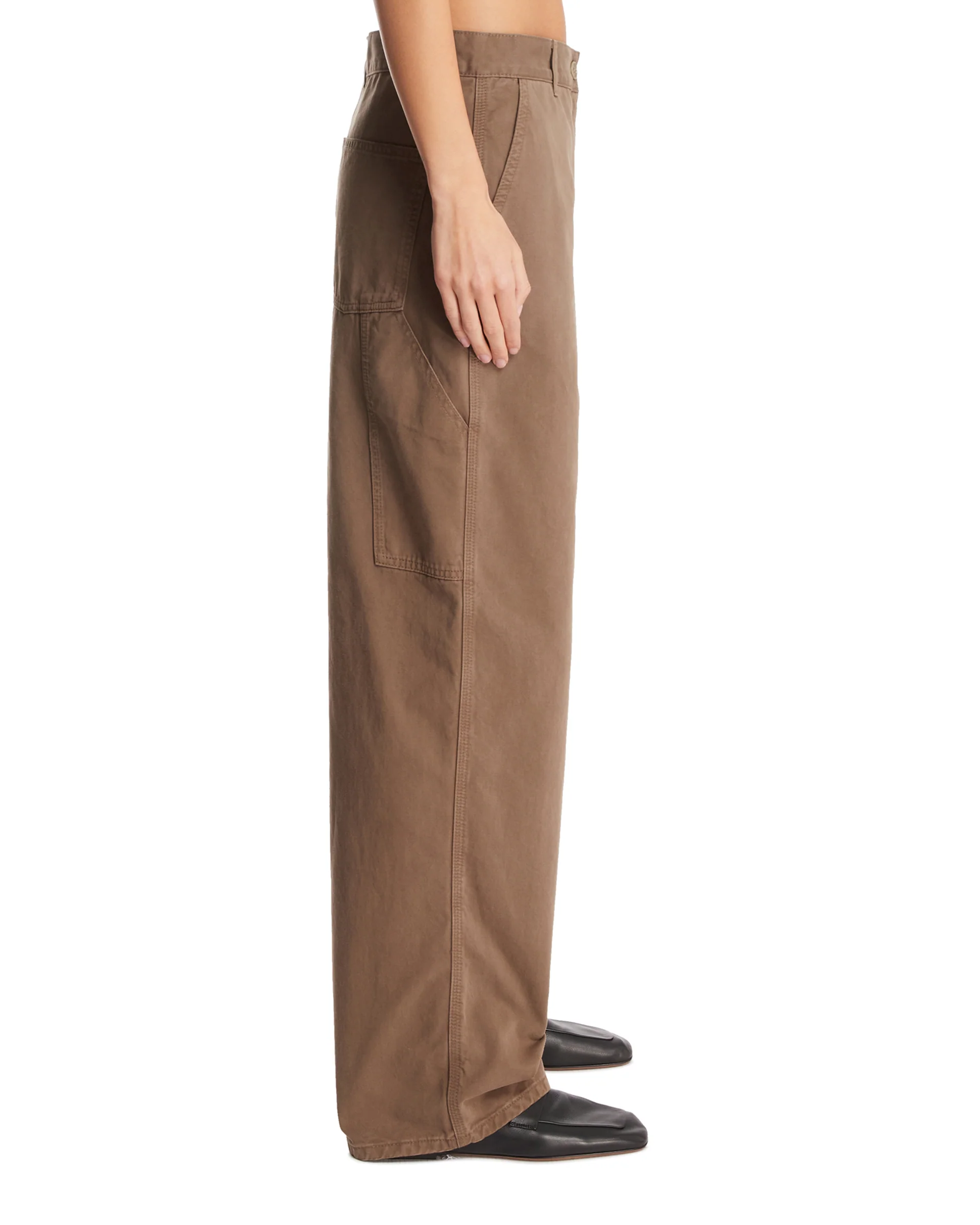 Pantaloni in Cotone Sharka Beige - Image 4