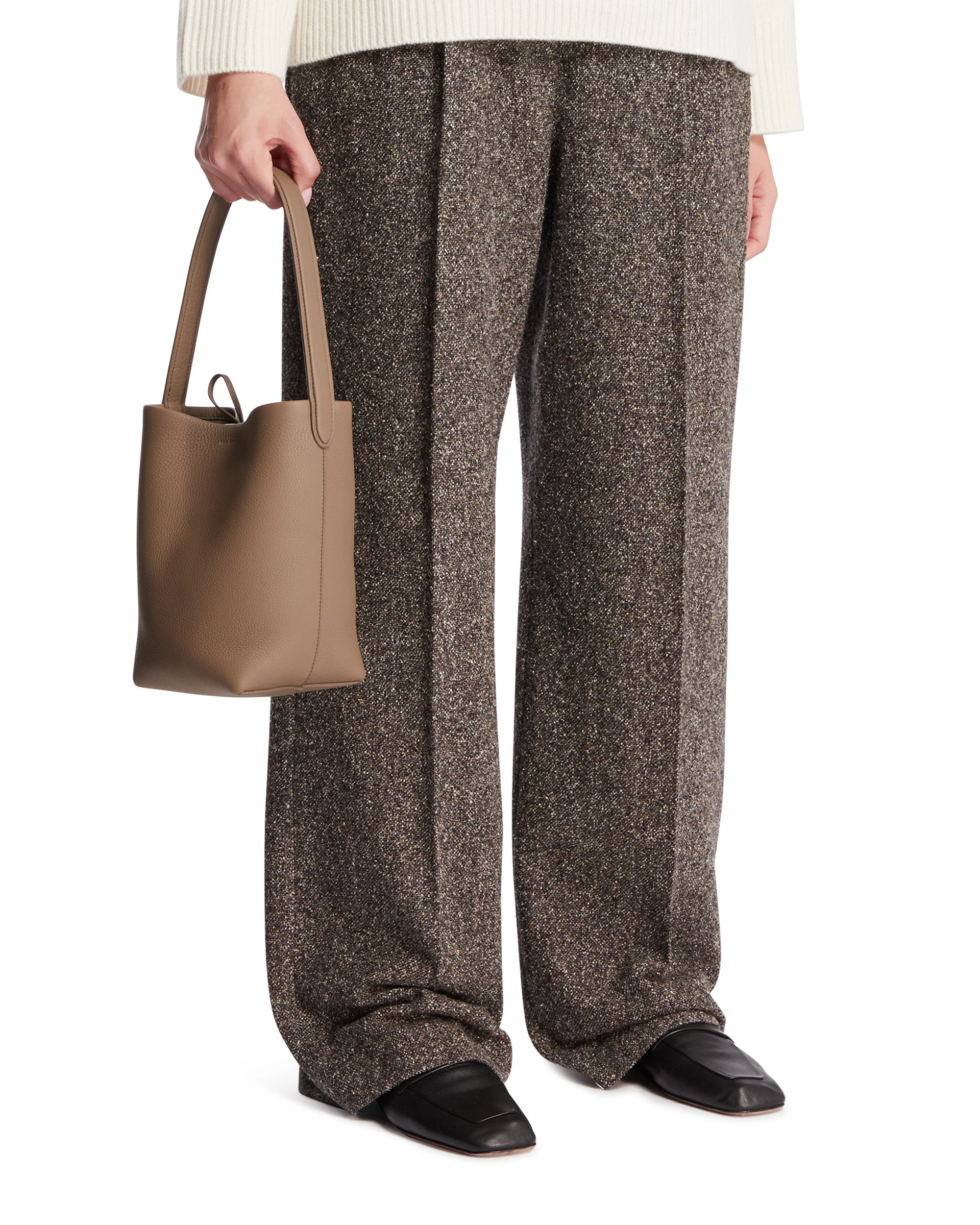 Borsa N/S Park Tote Piccola Beige - Image 3