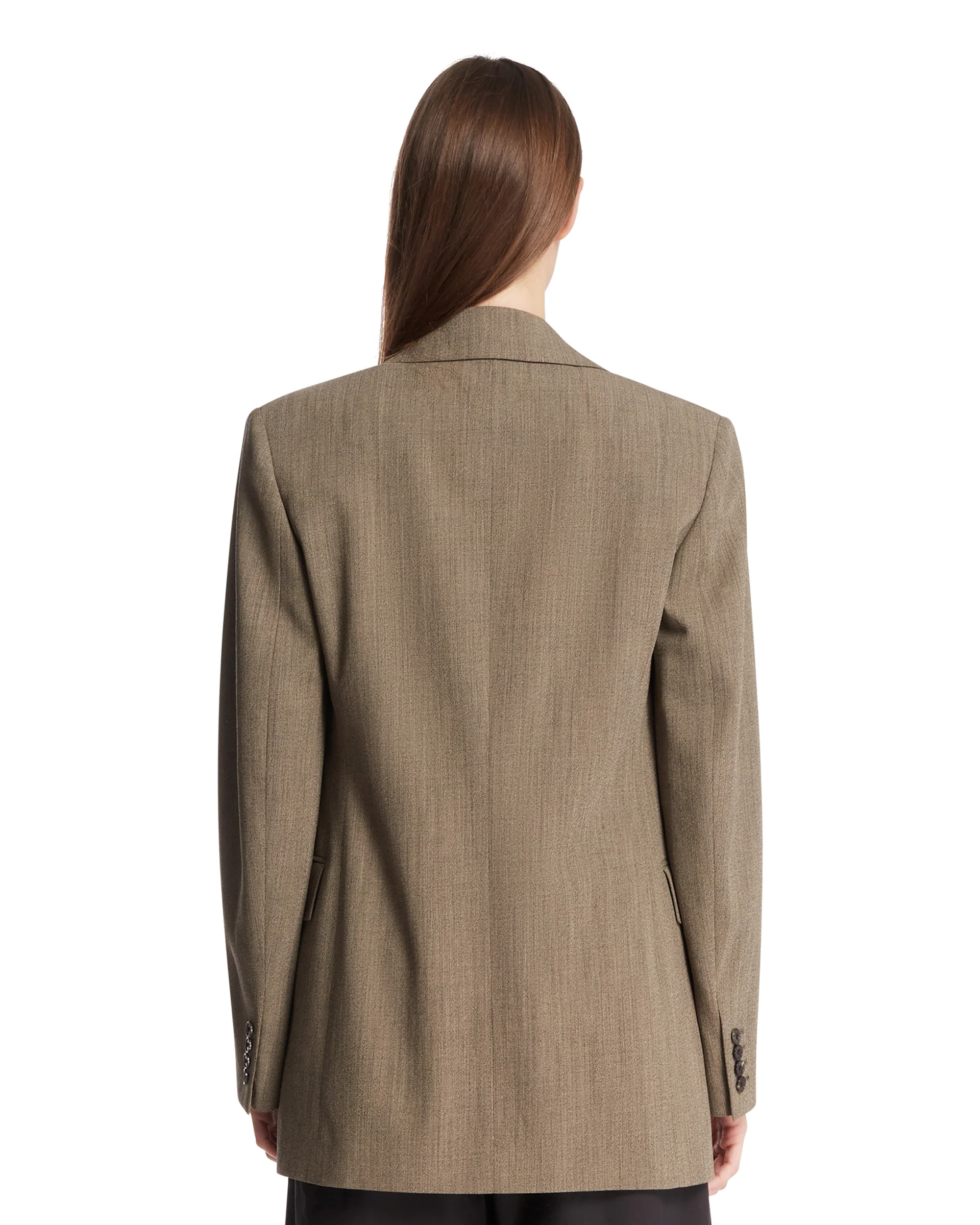 Giacca In Lana Beige - Image 5