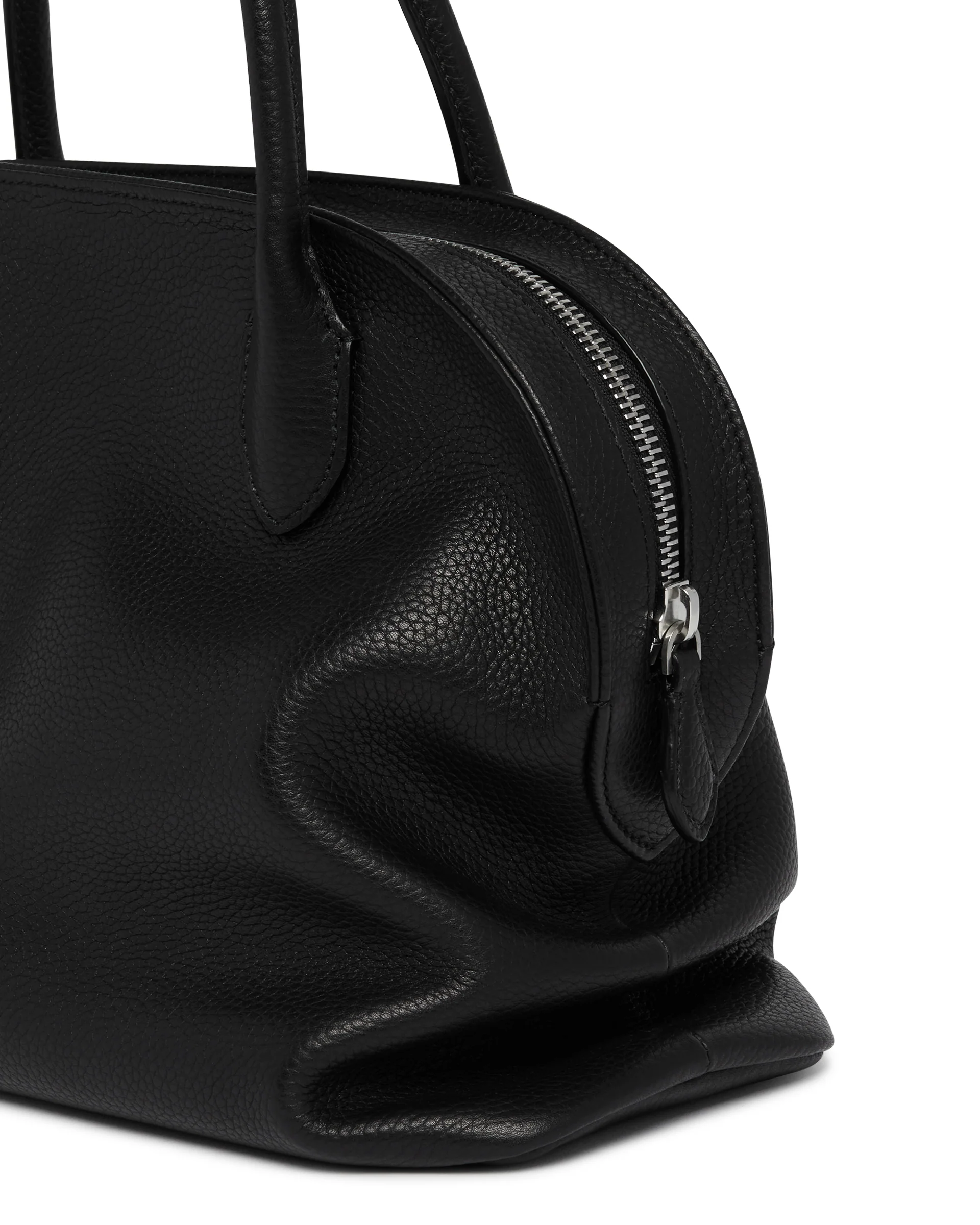 Borsa Agnes 12 In Pelle Nera - Image 3
