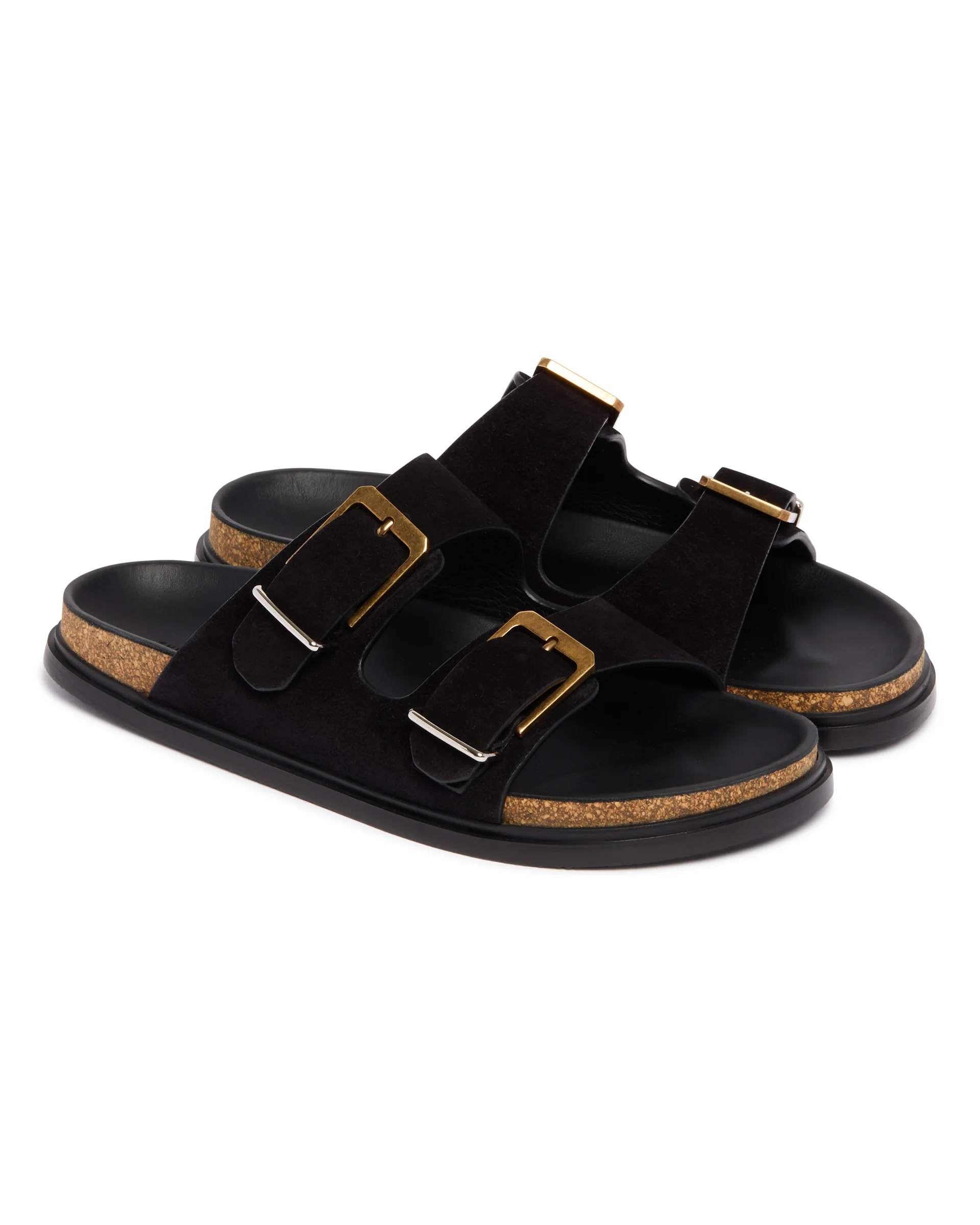 Sandali Buckle Slide Neri - Image 3