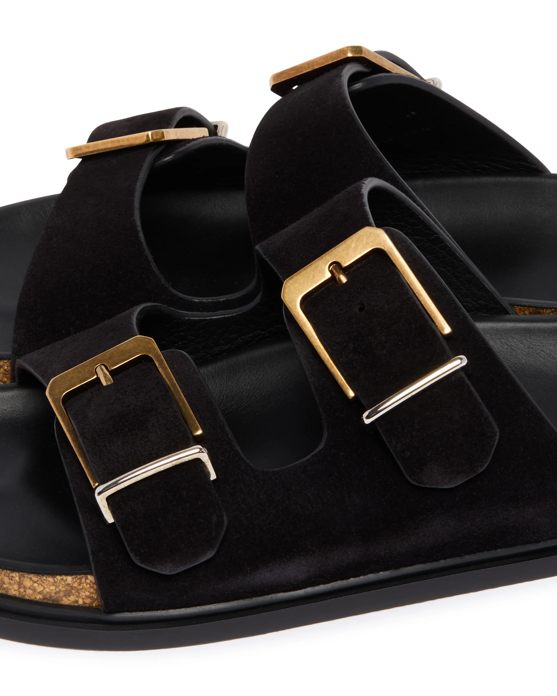 Sandali Buckle Slide Neri - Image 6