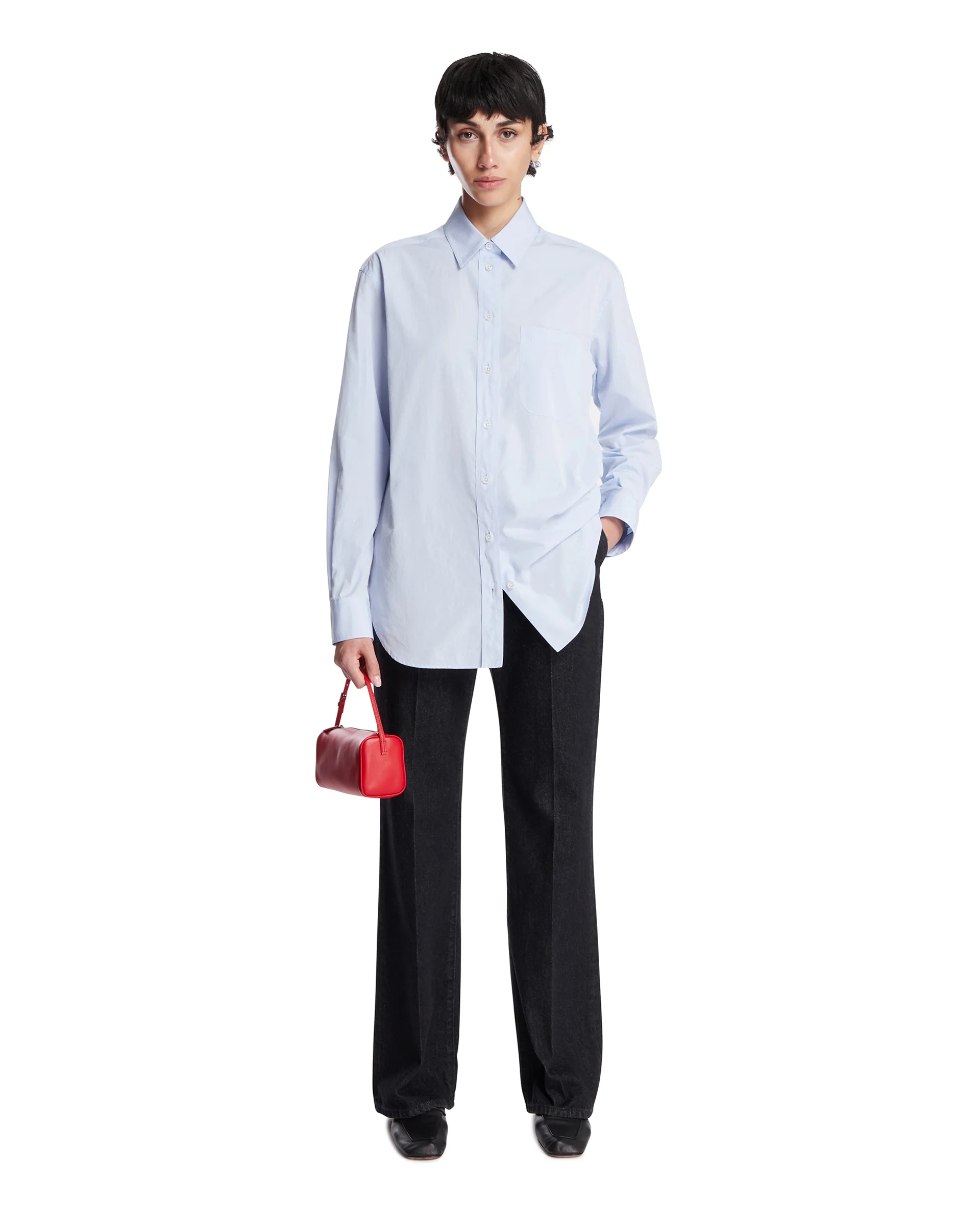 Jeans Vita in Cotone Neri - Image 3