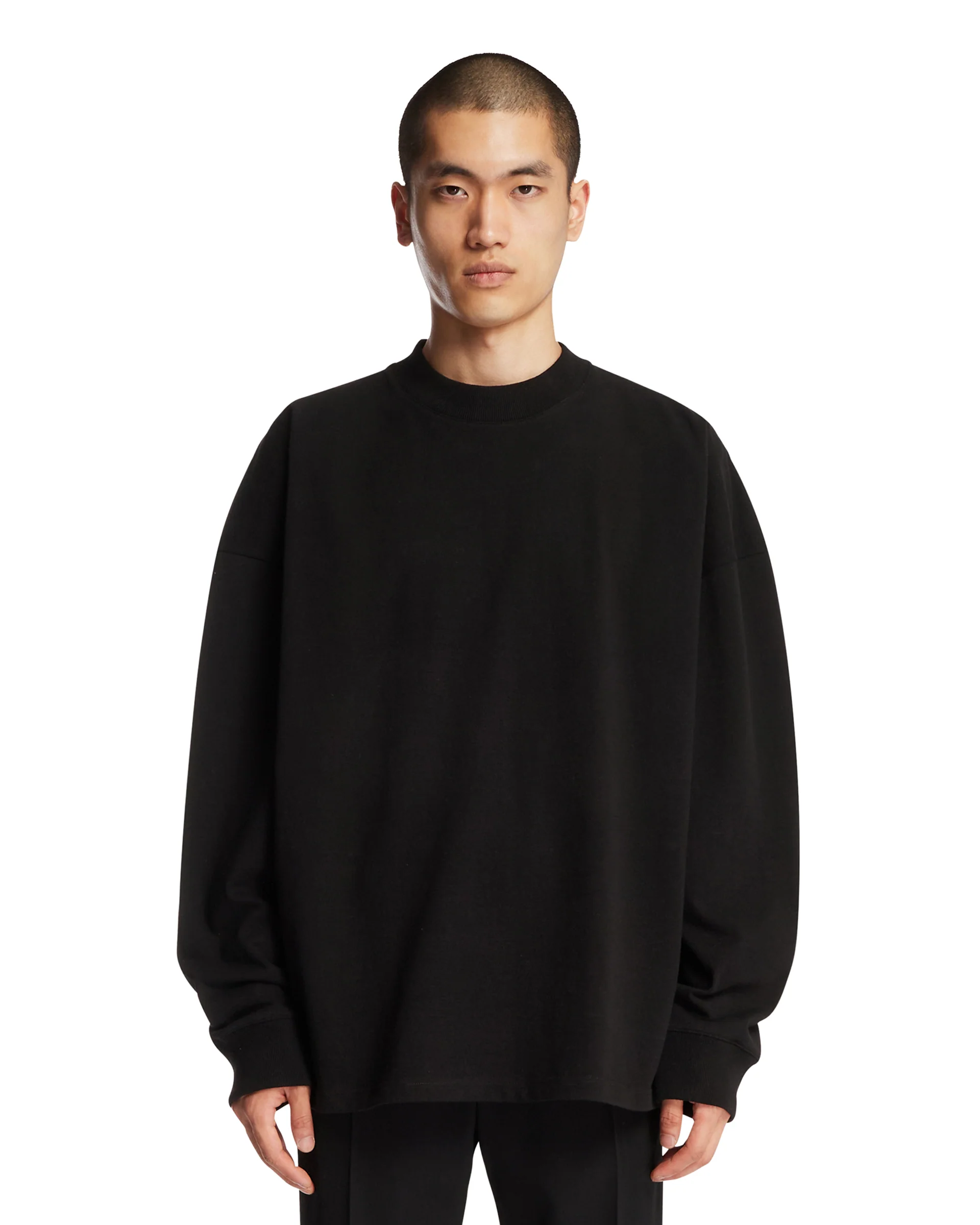T-Shirt In Cotone Nera