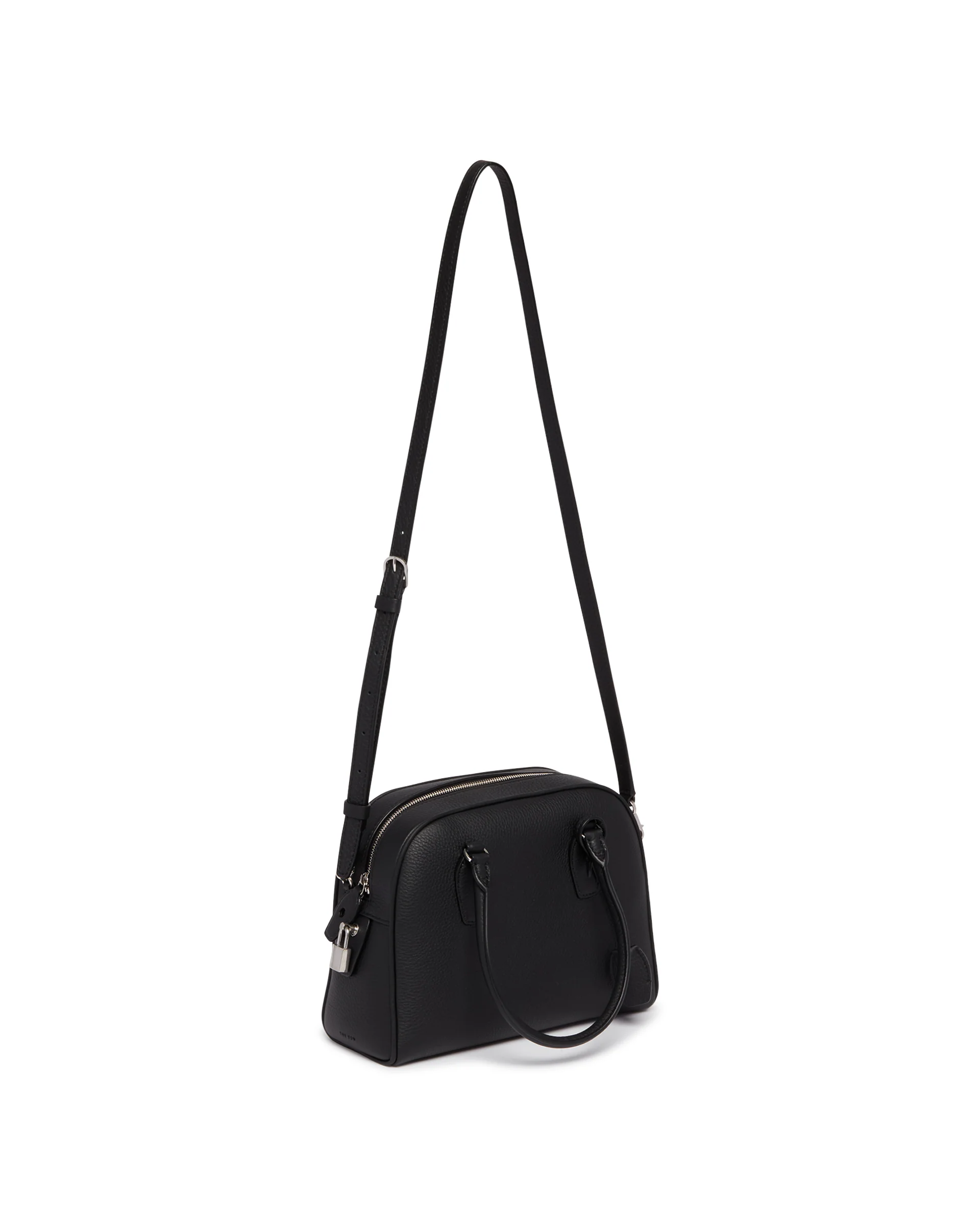 Borsa India 10 in Pelle Nera - Image 5