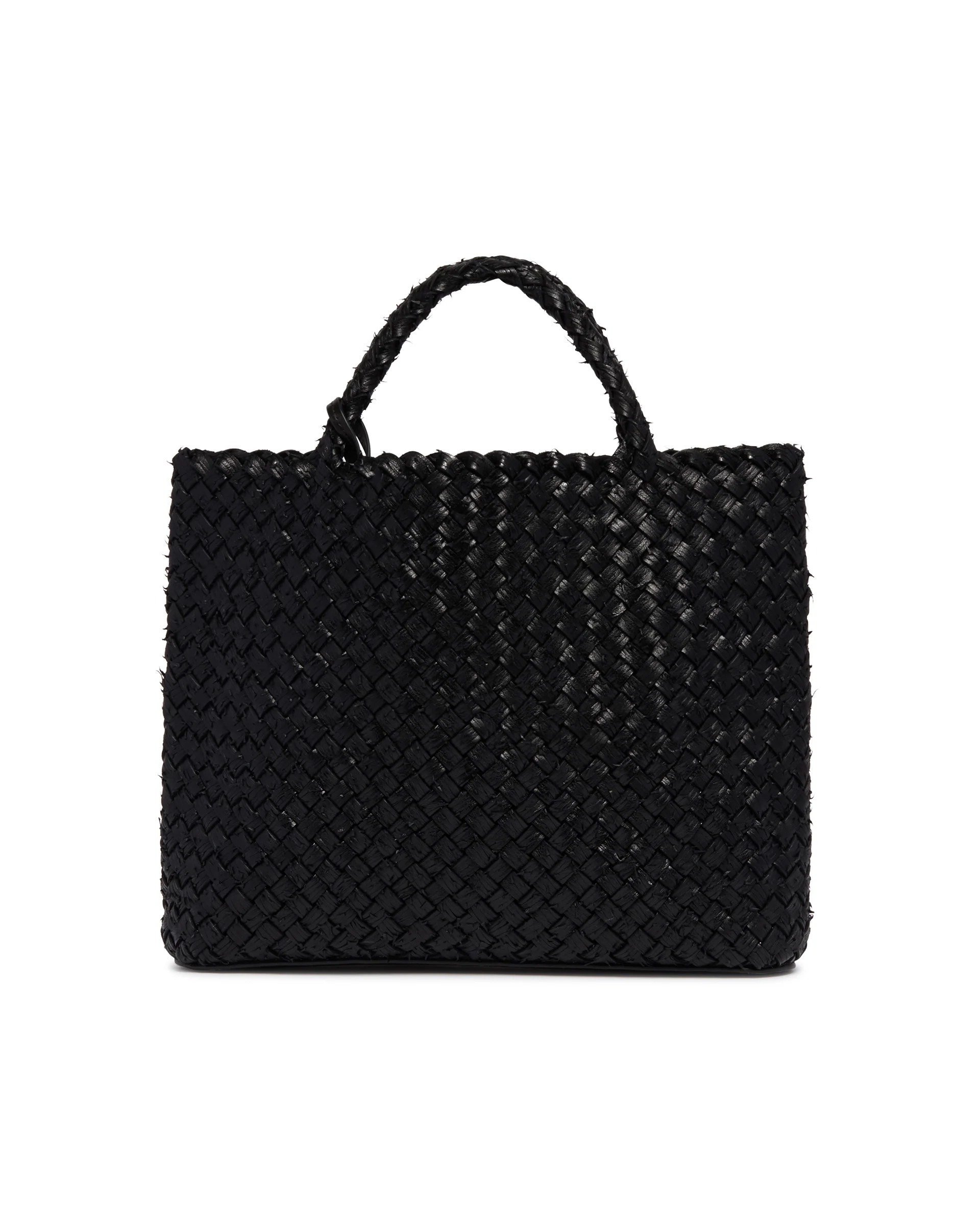 Borsa Ambra in Pelle Nera - Image 2