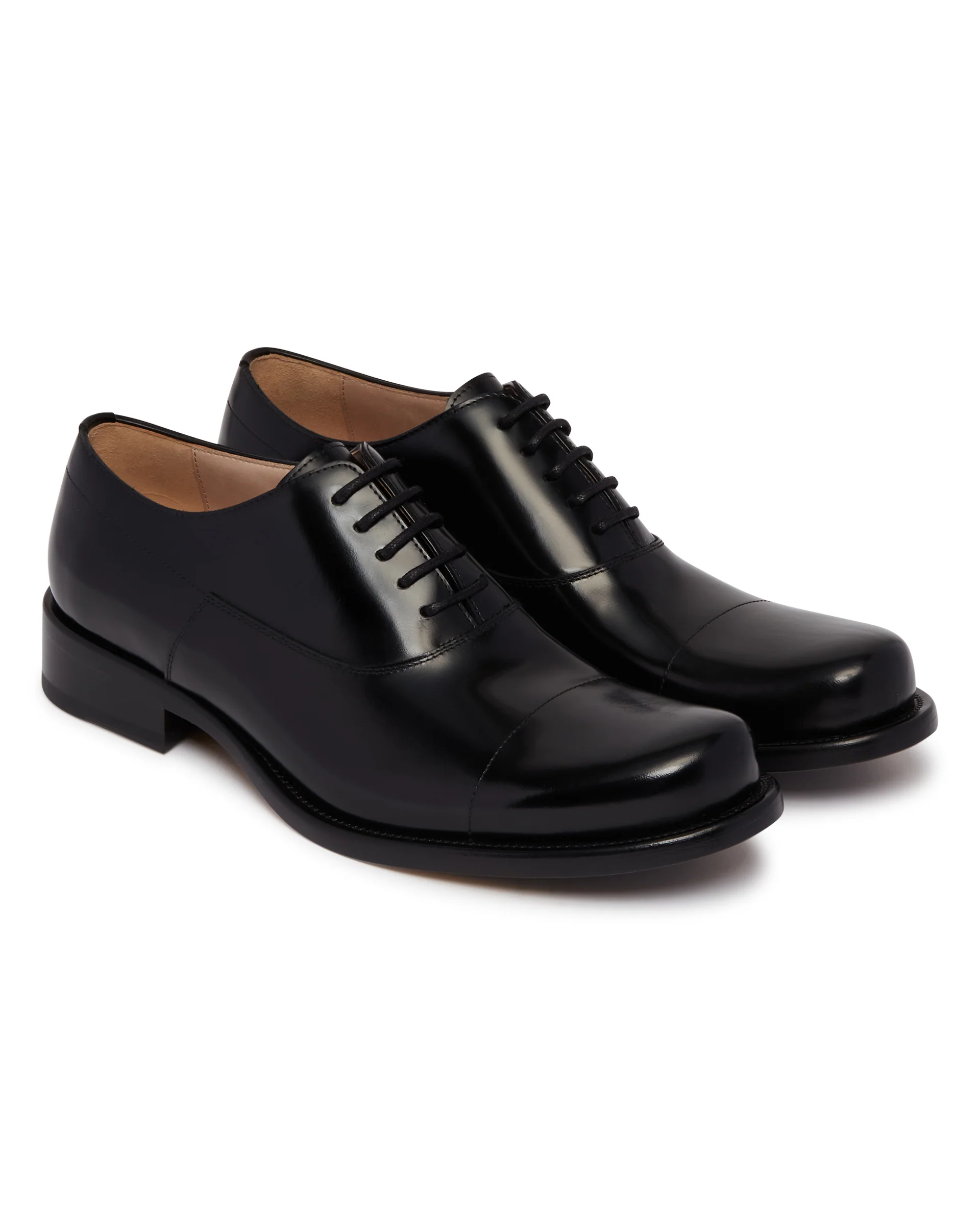 Scarpe Stringate In Pelle Nere - Image 3
