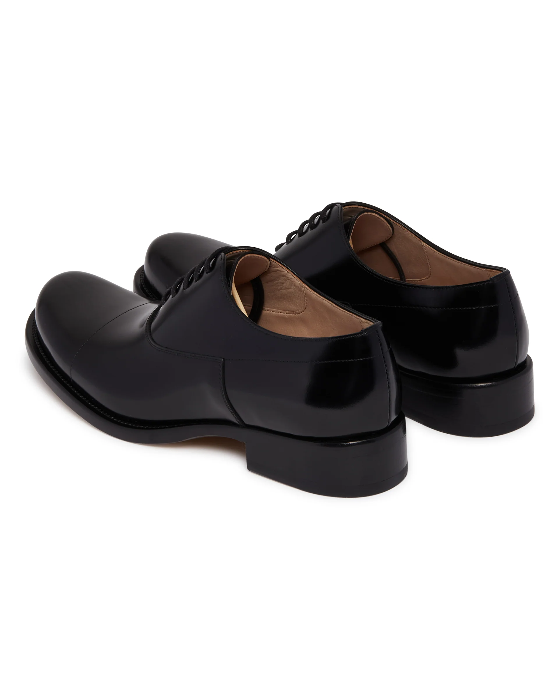 Scarpe Stringate In Pelle Nere - Image 5