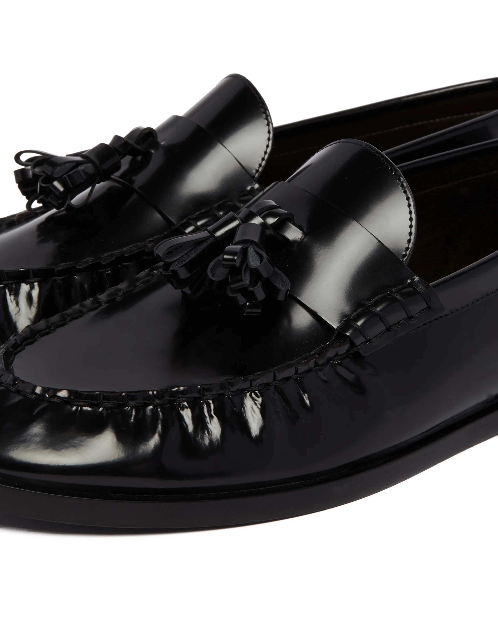 Mocassini Mens In Pelle Neri - Image 6