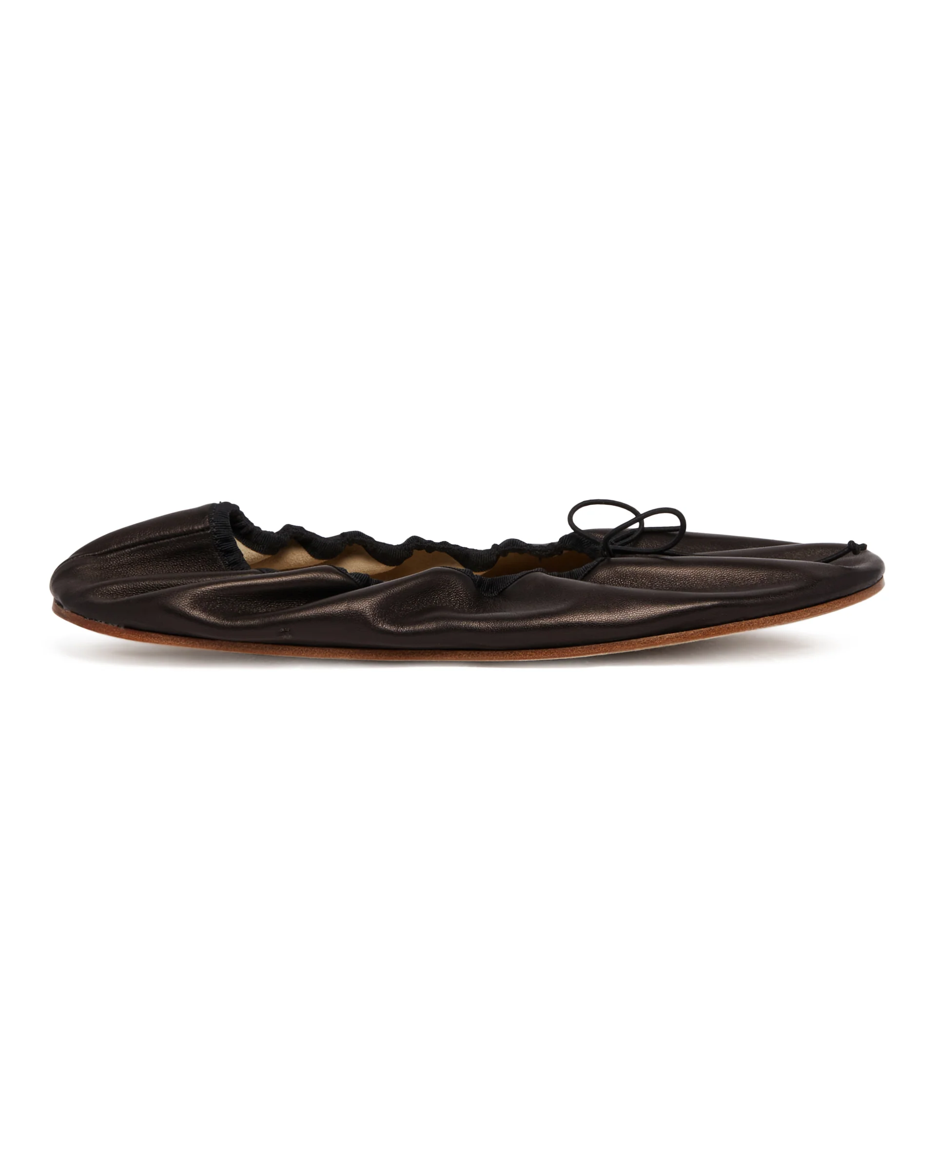 Ballerine Stondate in Pelle Nere - Image 2