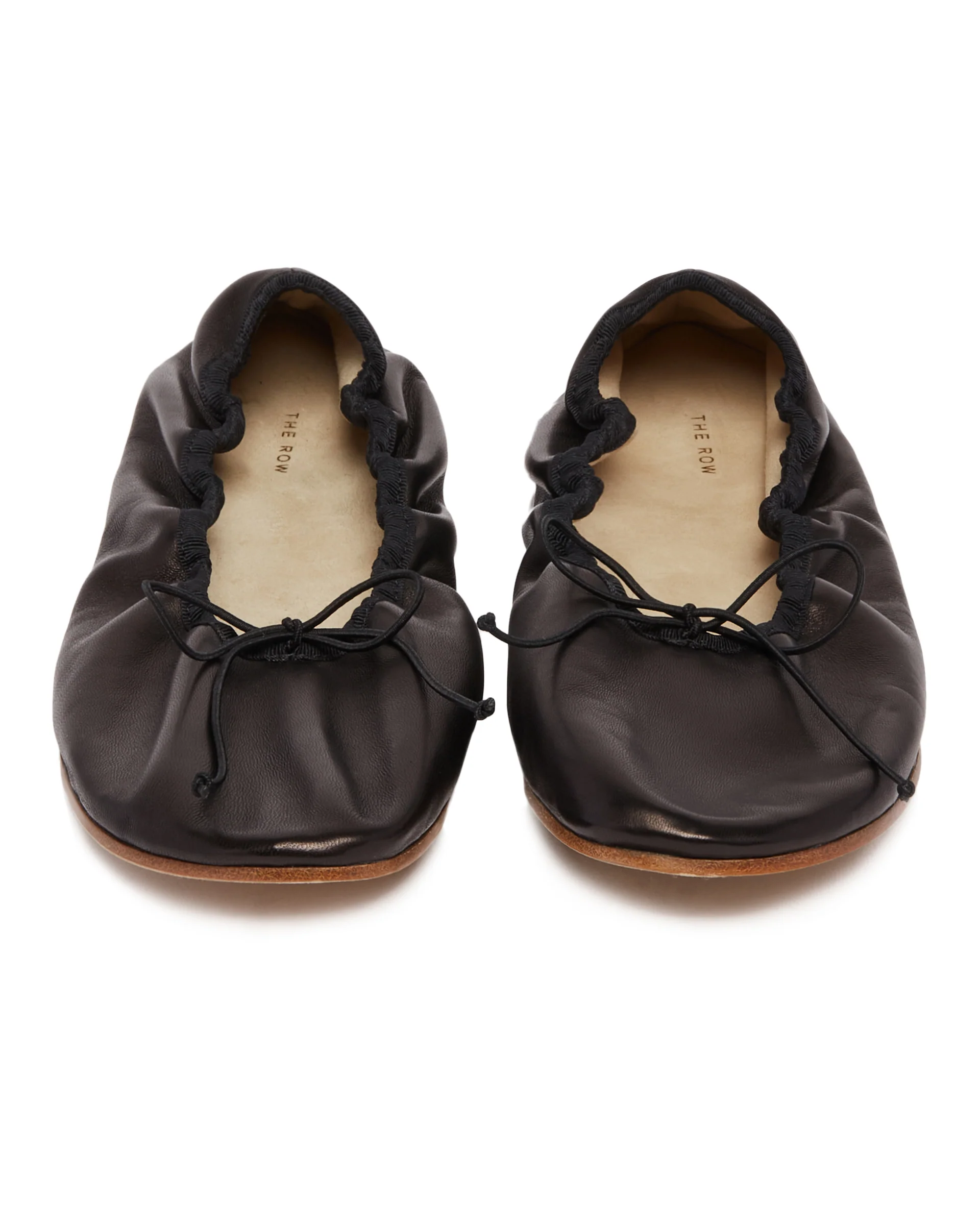 Ballerine Stondate in Pelle Nere - Image 4