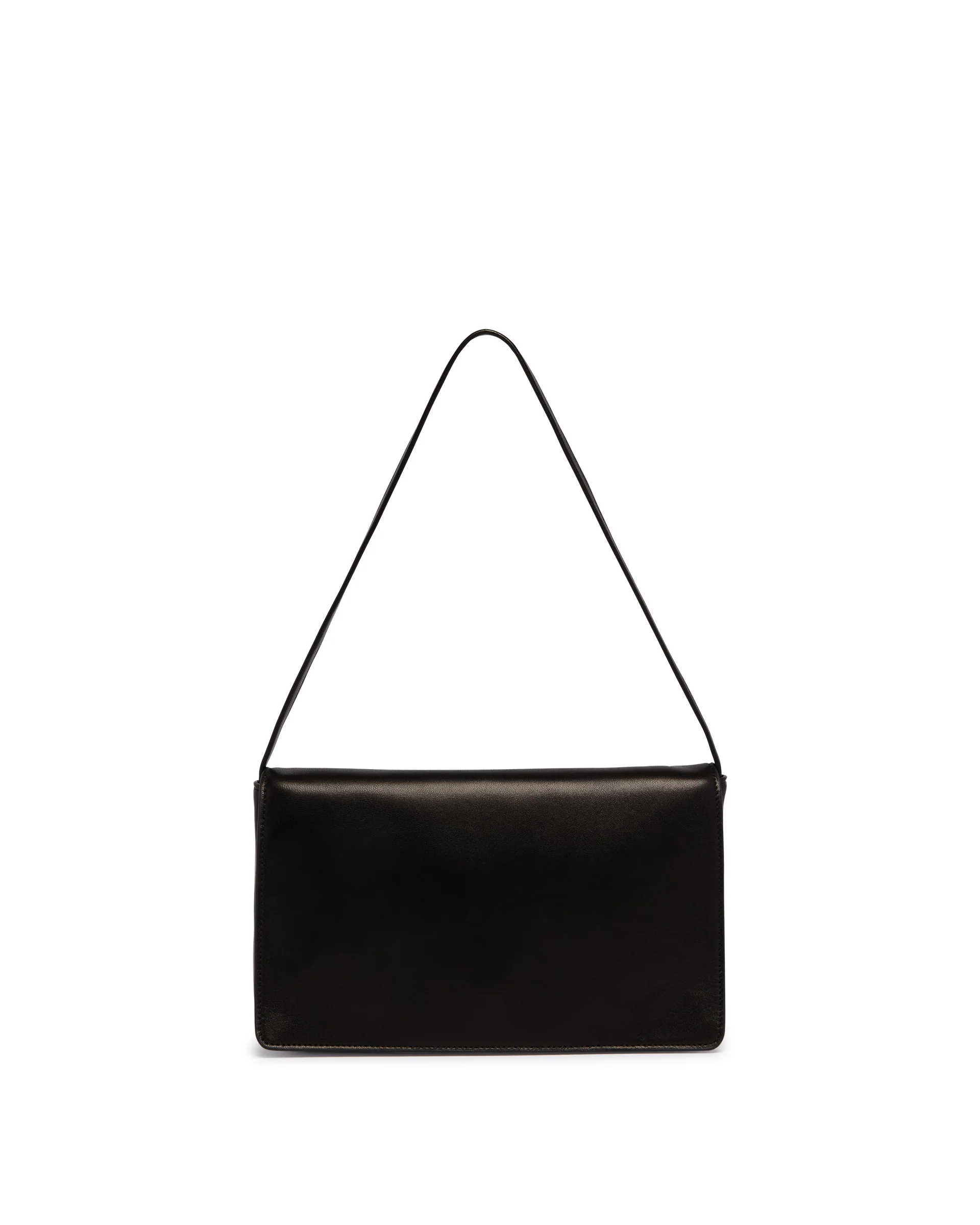 Borsa A Spalla In Pelle Nera