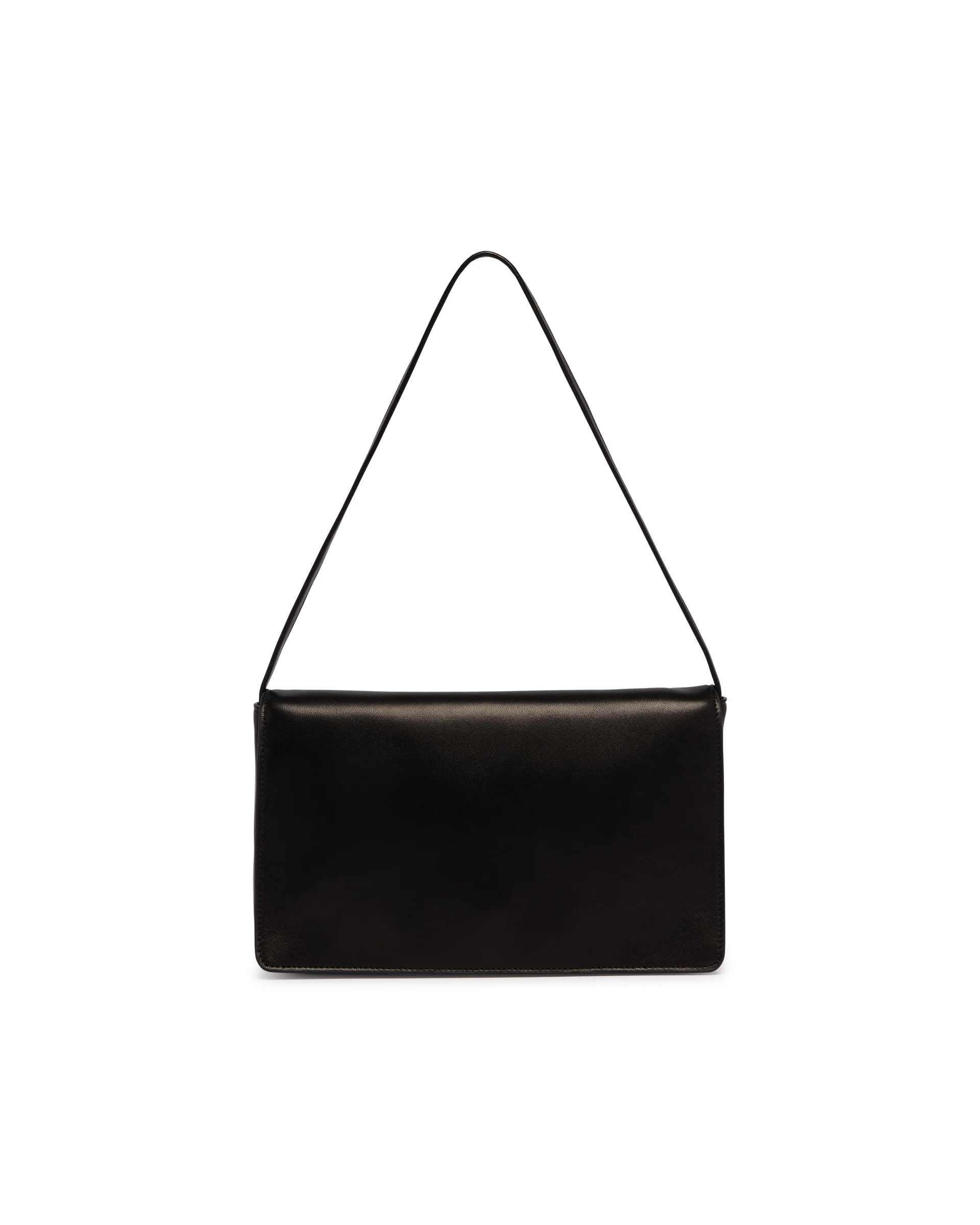 Borsa A Spalla In Pelle Nera - Image 2