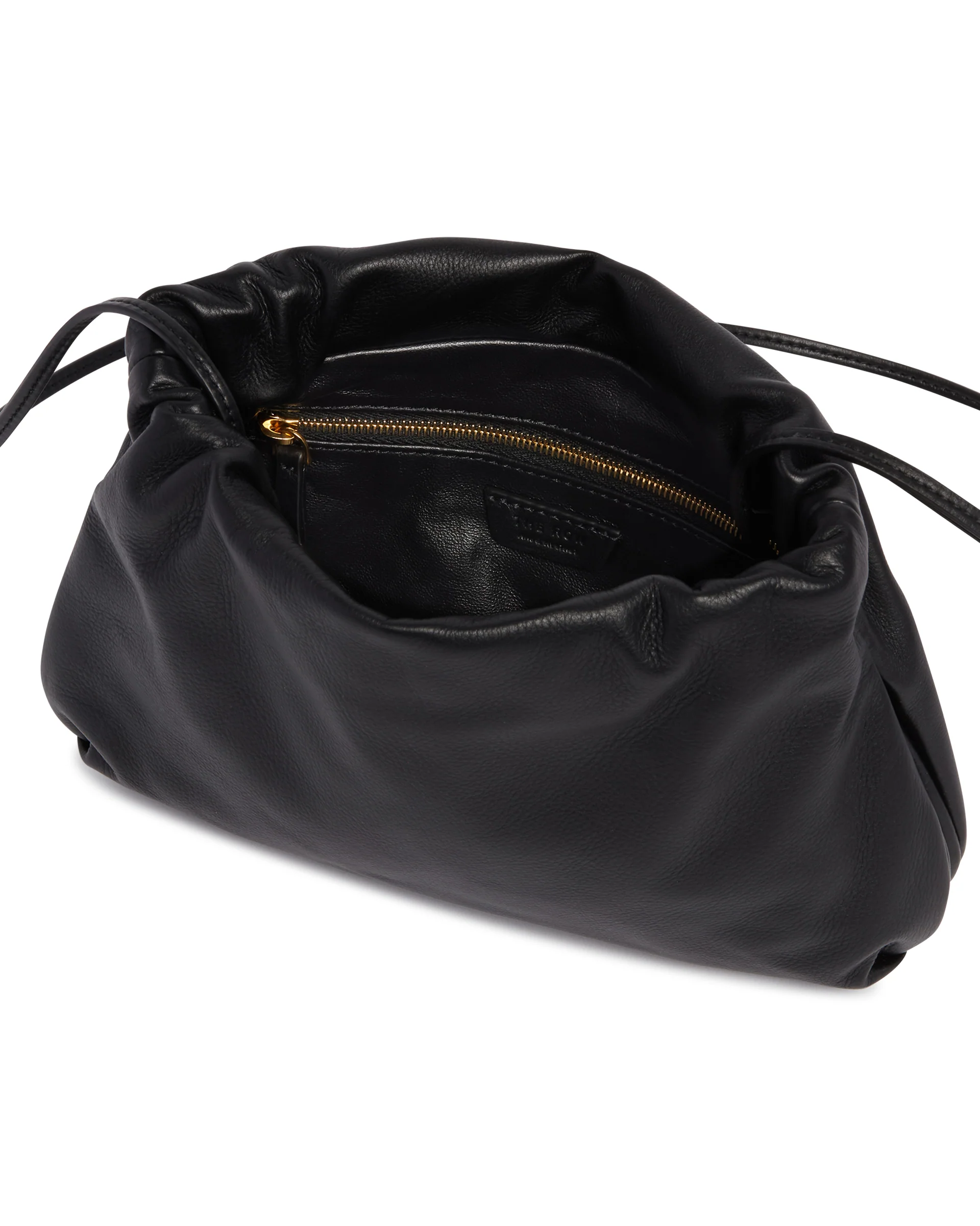 Clutch Bourse Media In Pelle Nera - Image 4