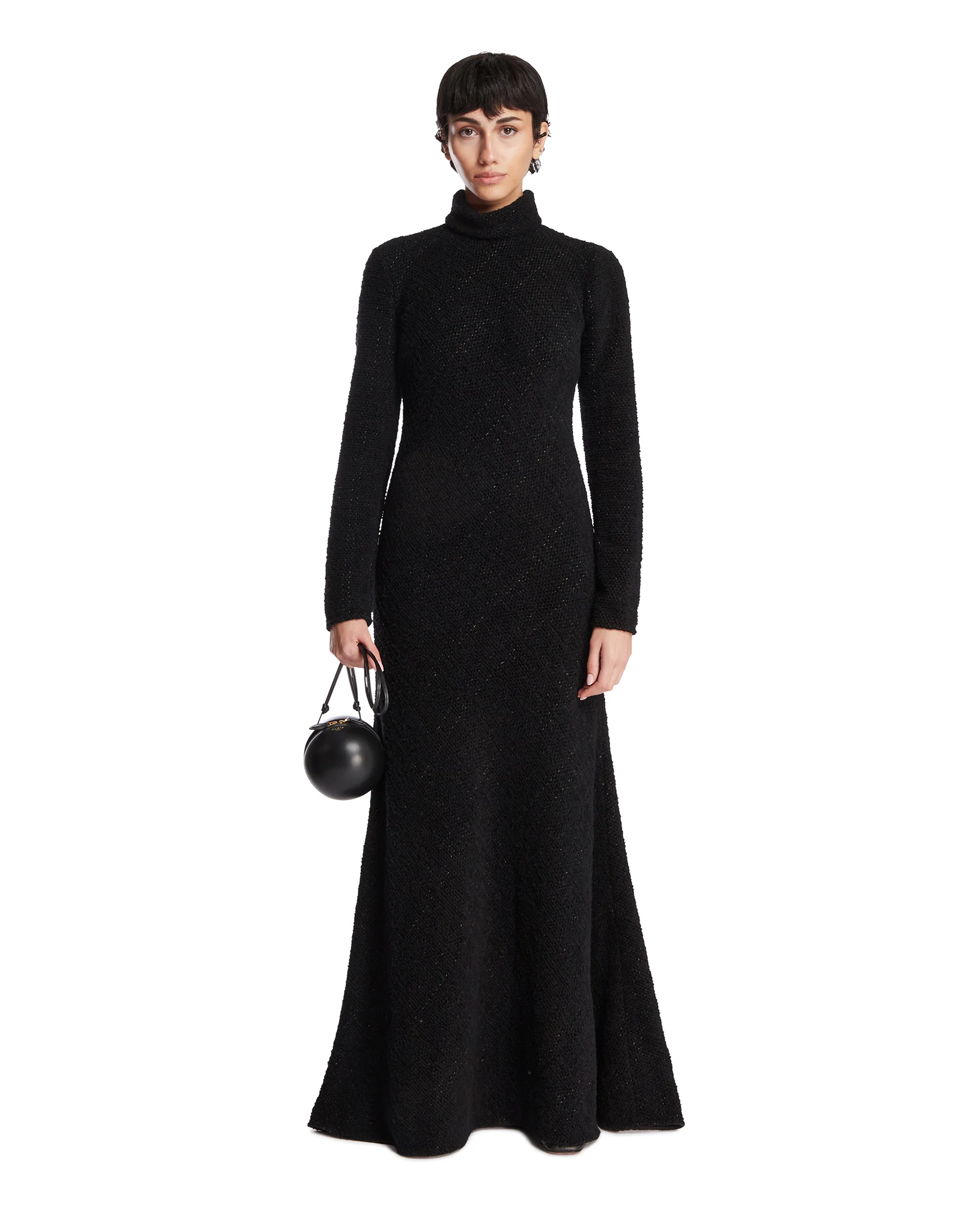 Abito Melani in Cashmere Nero - Image 3