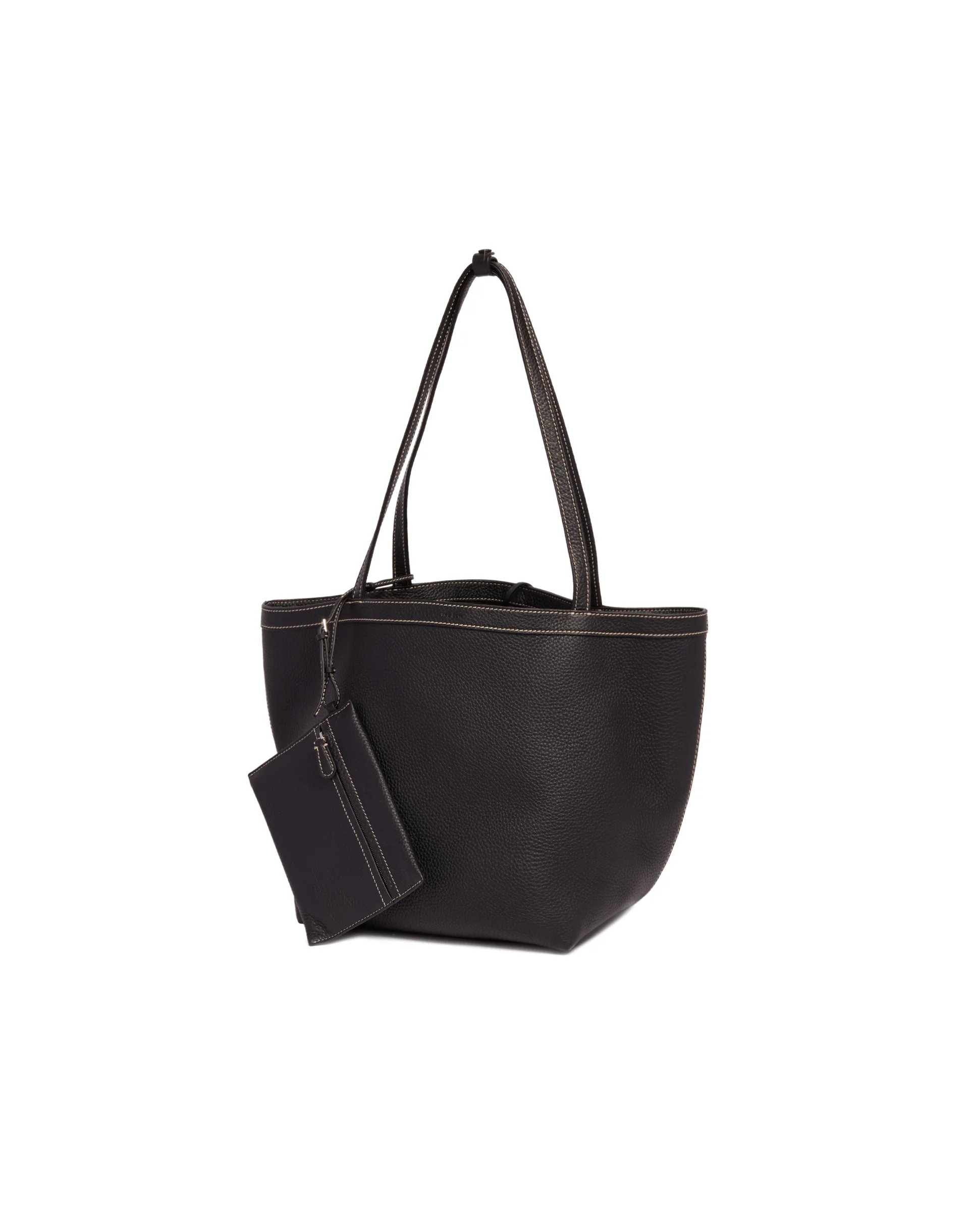 Borsa Park Tote Three Stitch In Pelle Nera - Image 4
