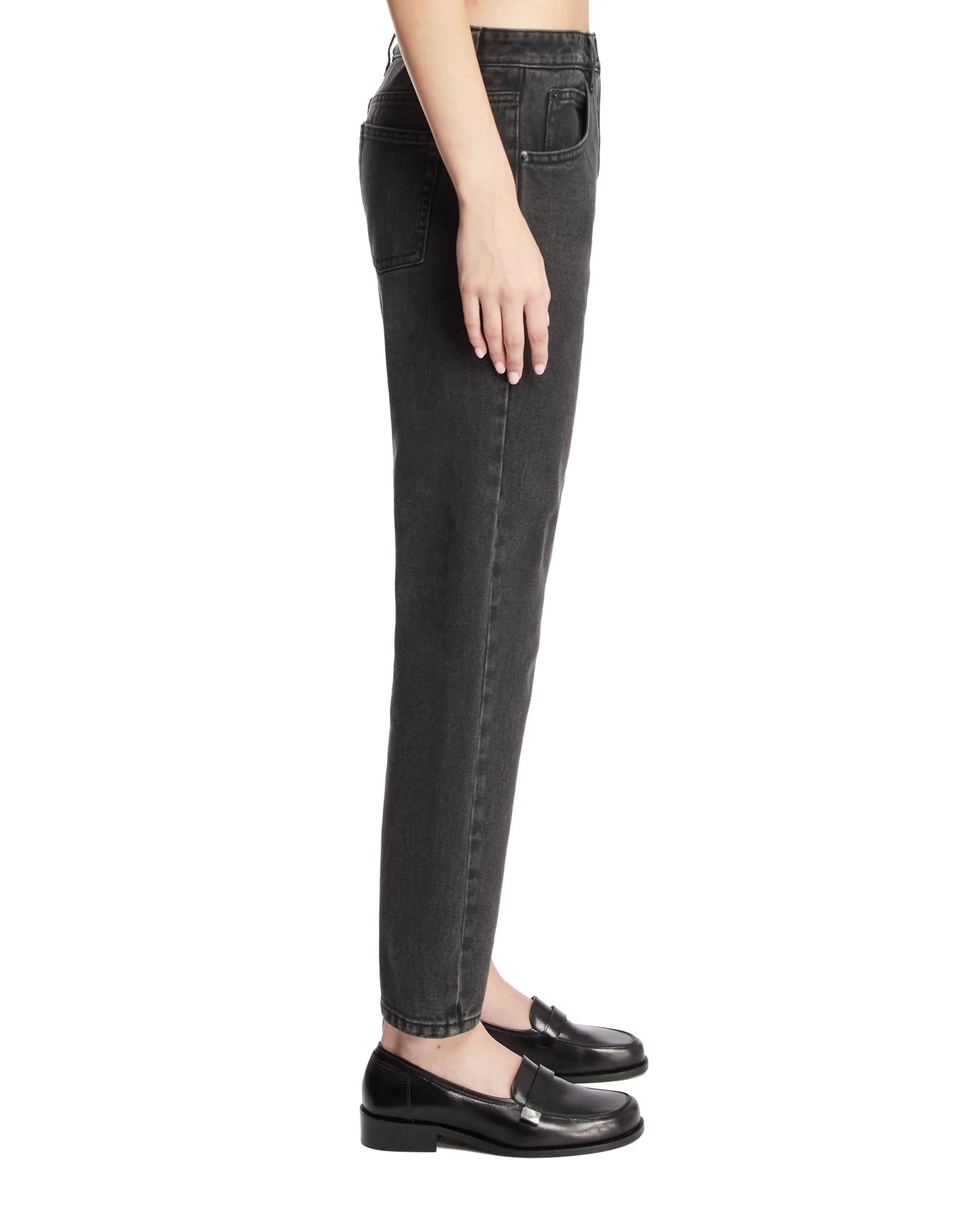 Jeans in Cotone Riaco Neri - Image 4