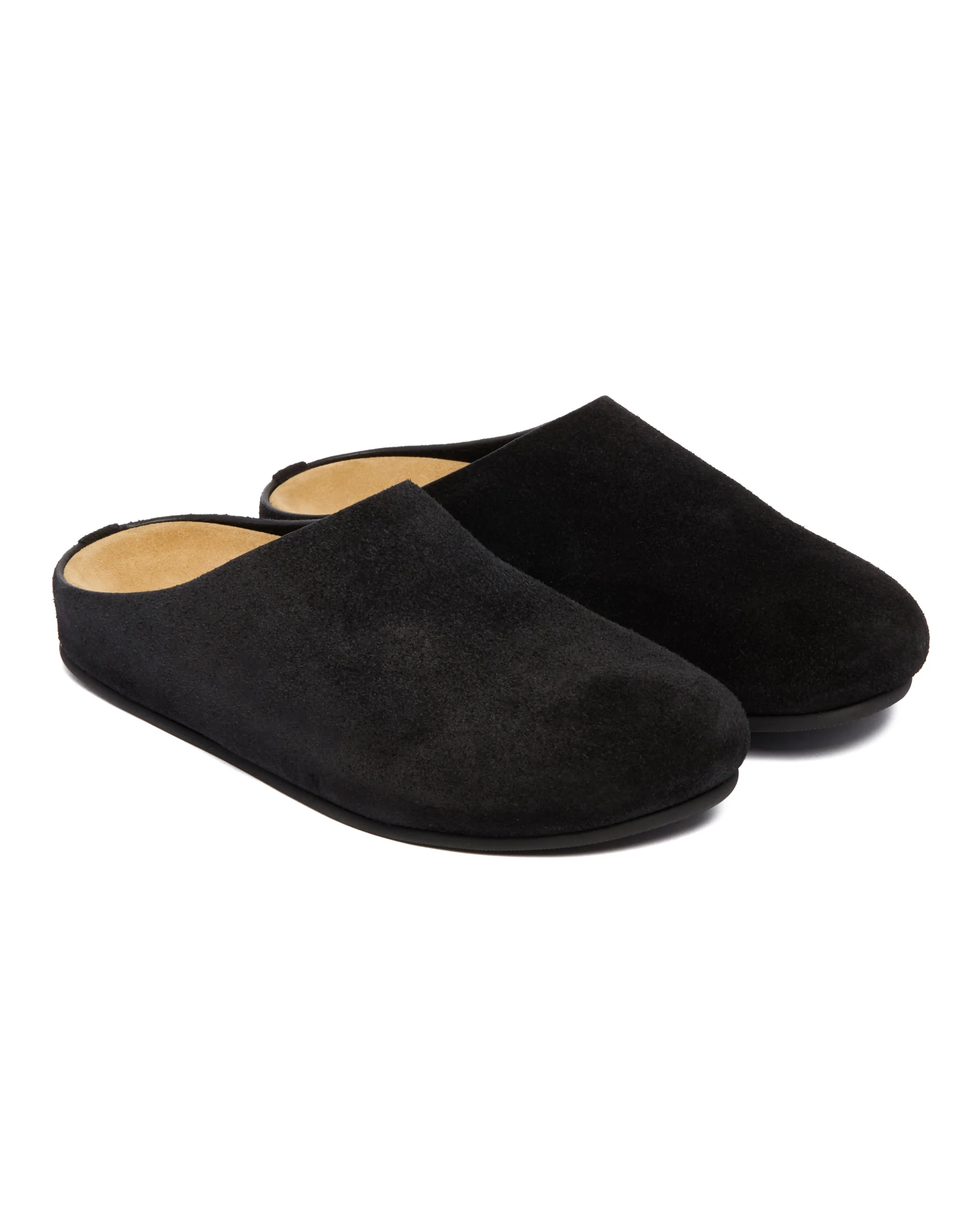 Mules Hugo In Suede Nere - Image 3