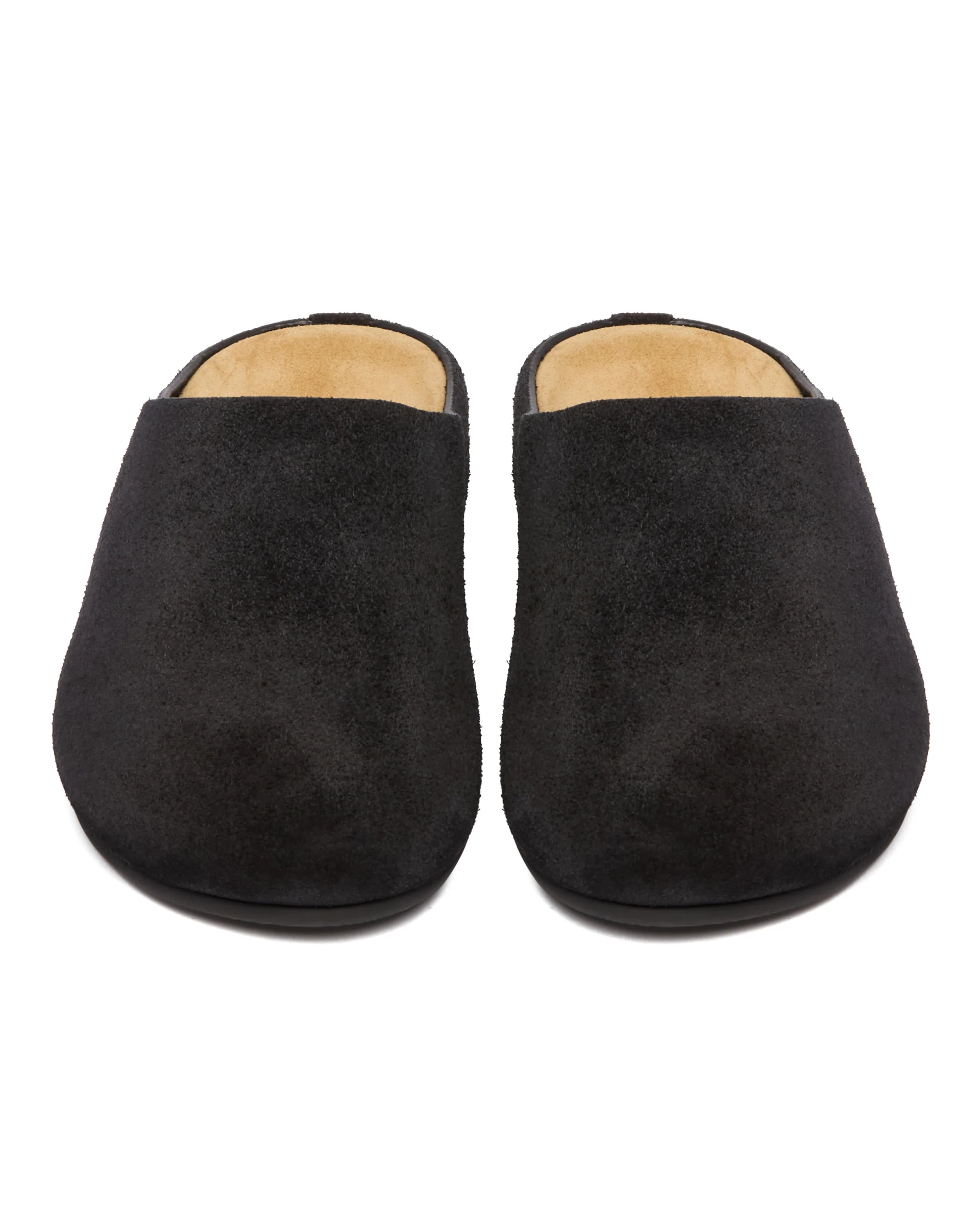 Mules Hugo In Suede Nere - Image 4
