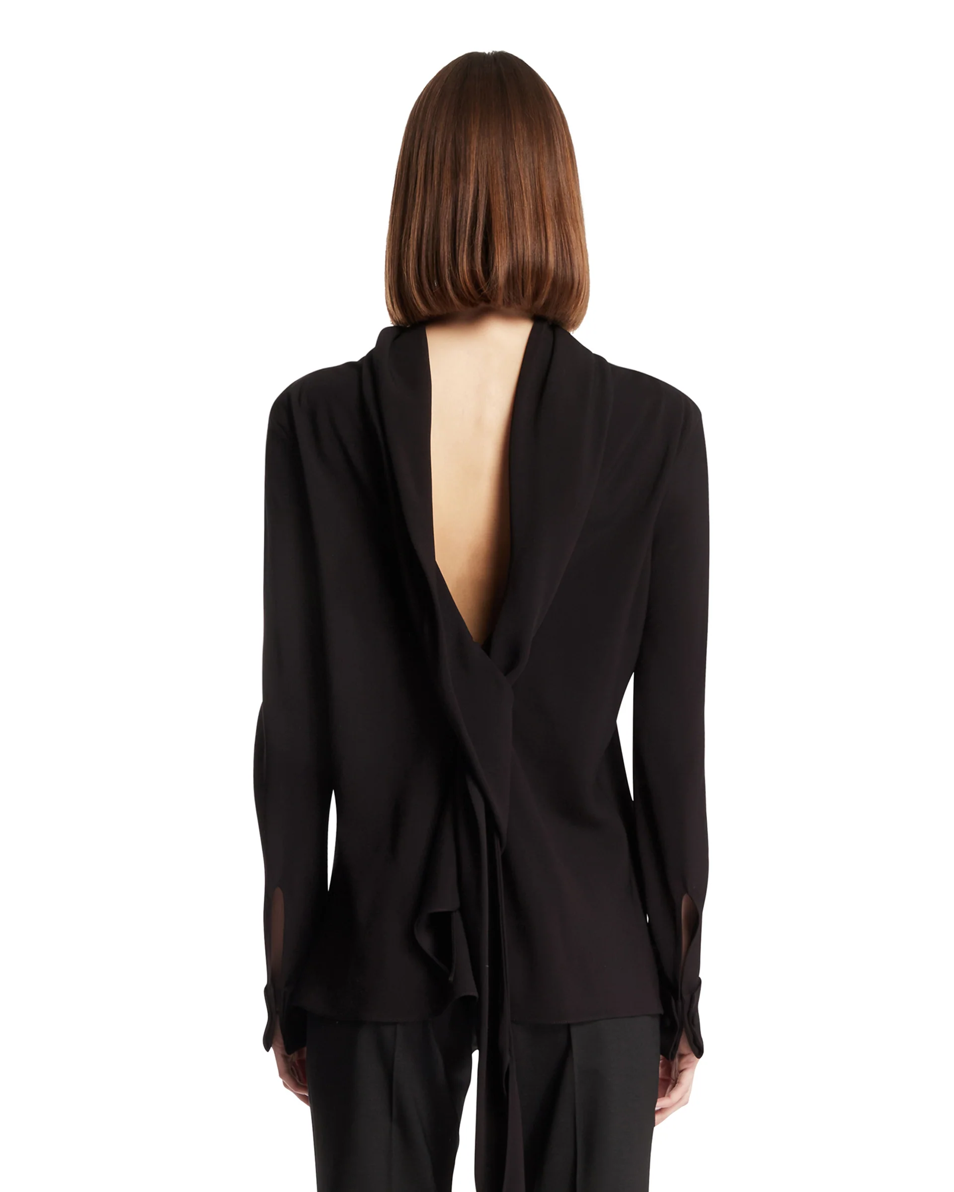 Top In Viscosa Nero - Image 5