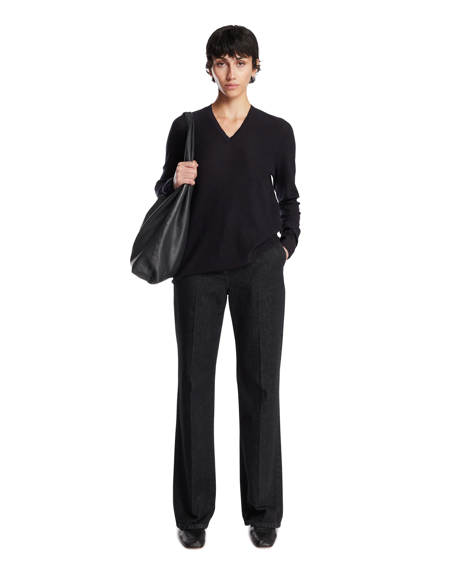Maglione In Cashmere Blu - Image 3