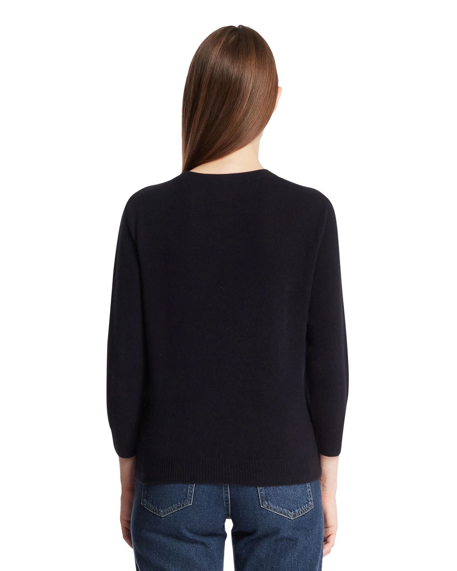 Maglione In Cashmere Blu - Image 5