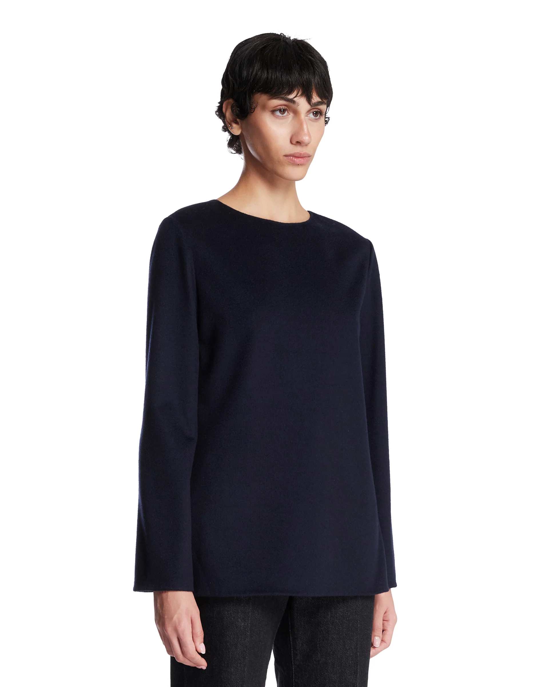 Top In Cashmere Blu - Image 2