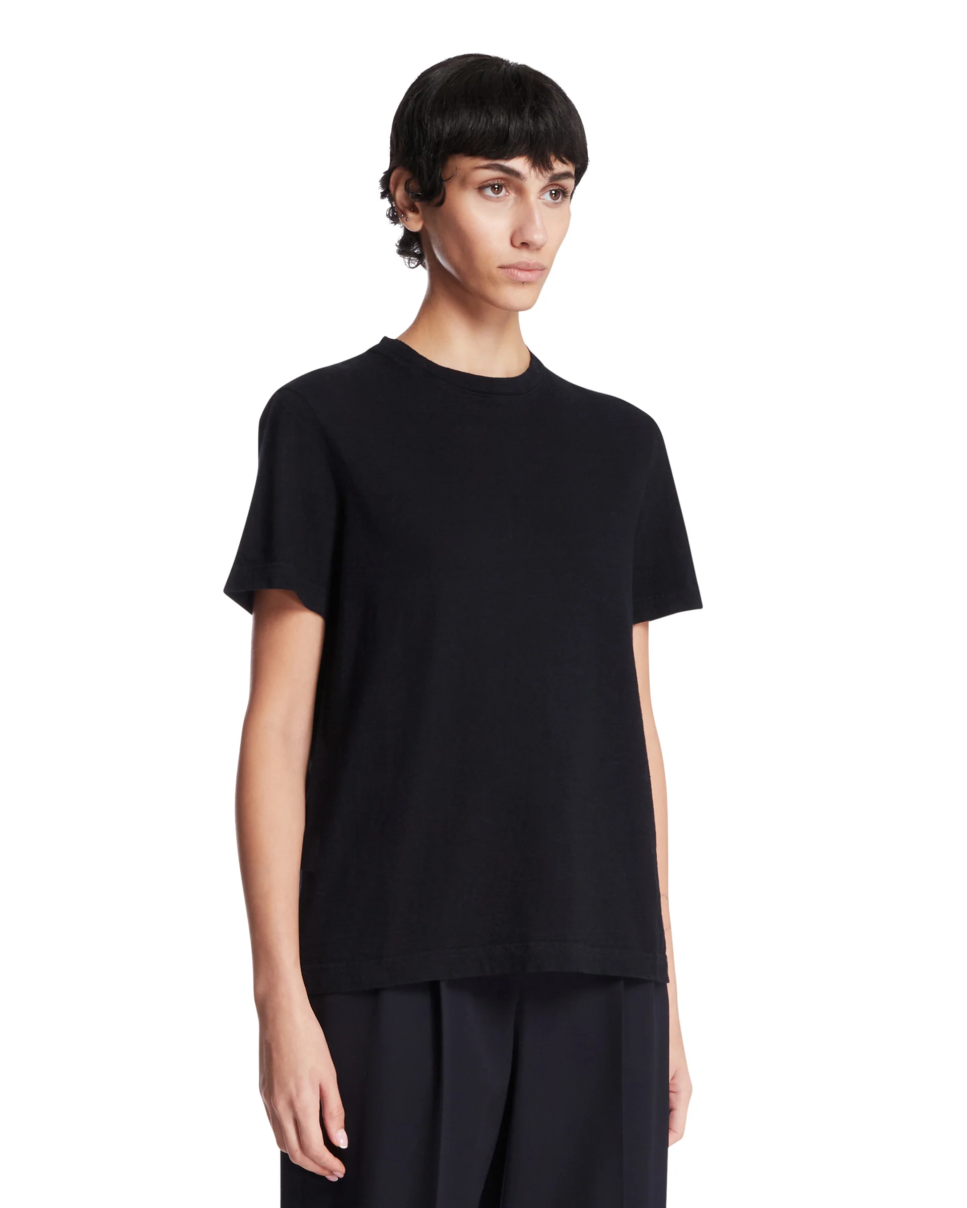 T-Shirt Serata In Cotone Blu - Image 2