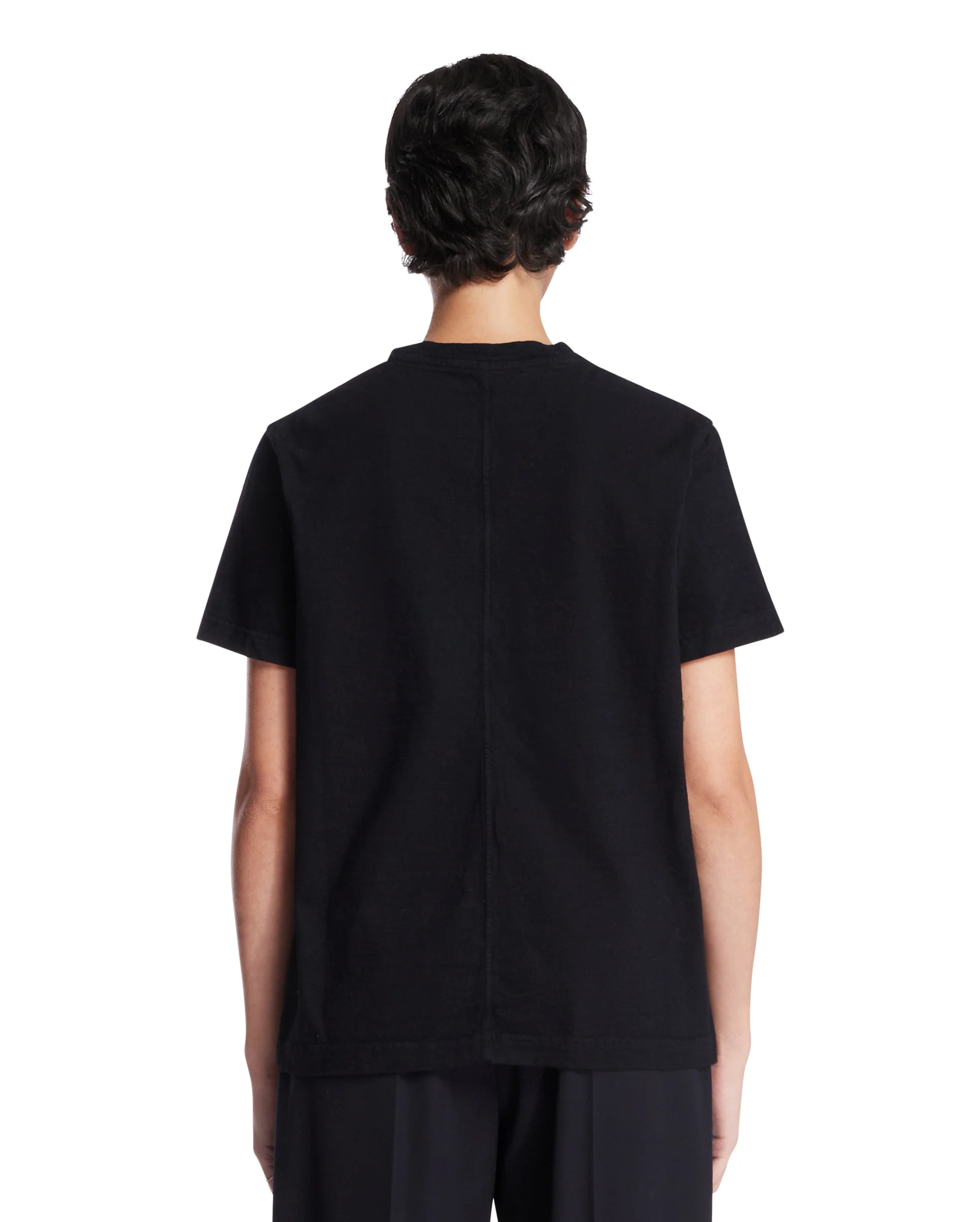 T-Shirt Serata In Cotone Blu - Image 5
