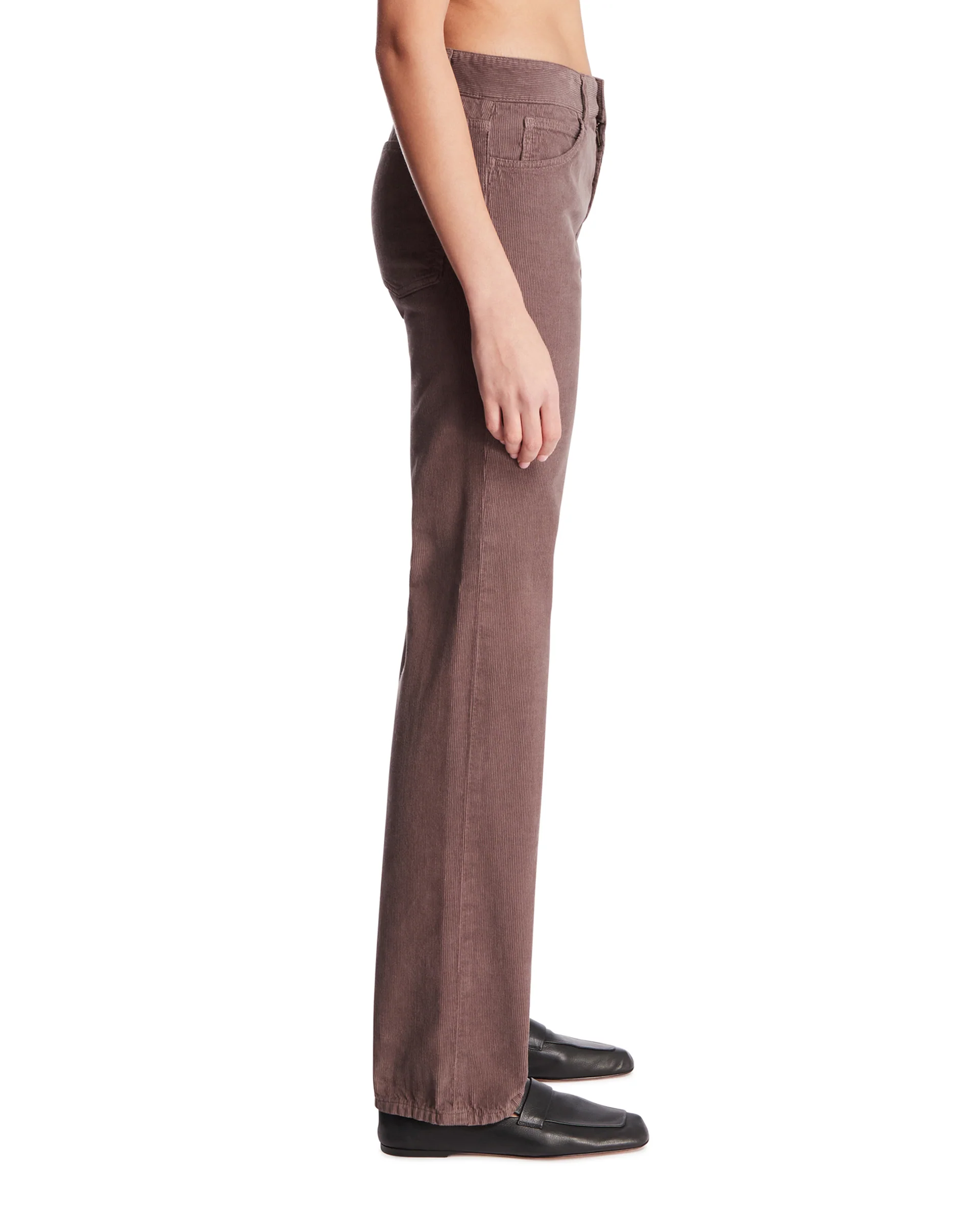 Pantaloni Carlyl in Cotone Marroni - Image 4