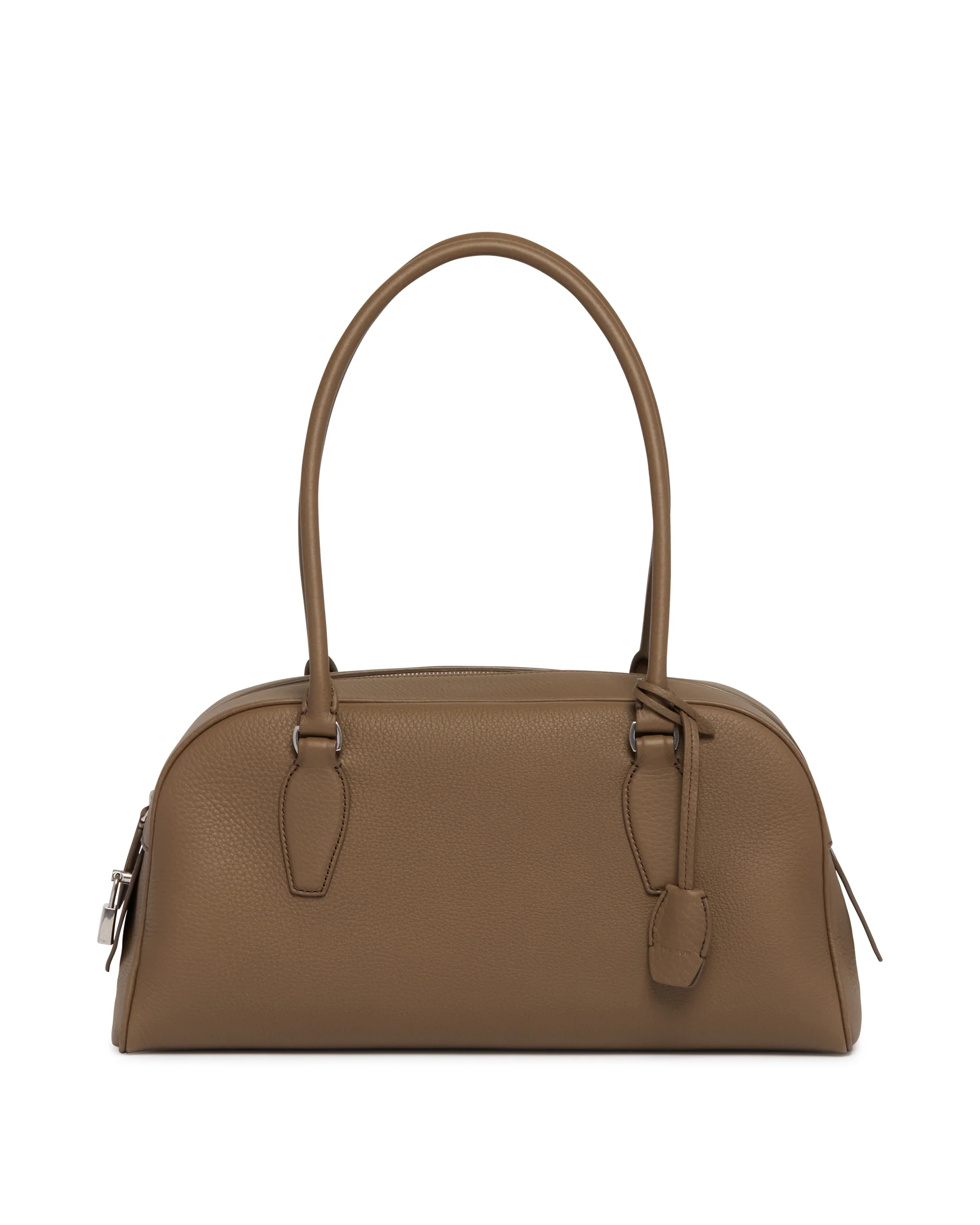 Borsa E/W India In Pelle Marrone