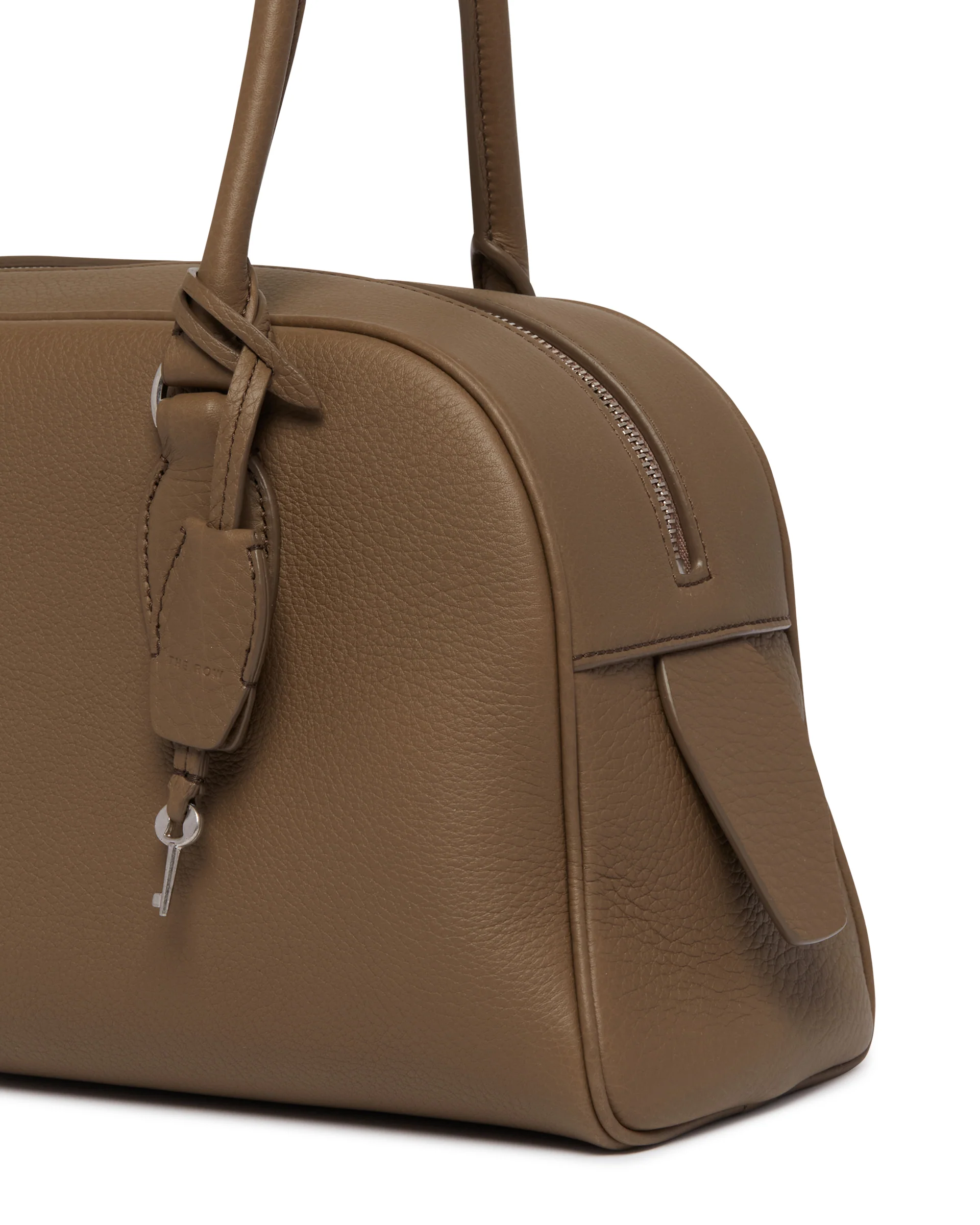 Borsa E/W India In Pelle Marrone - Image 4