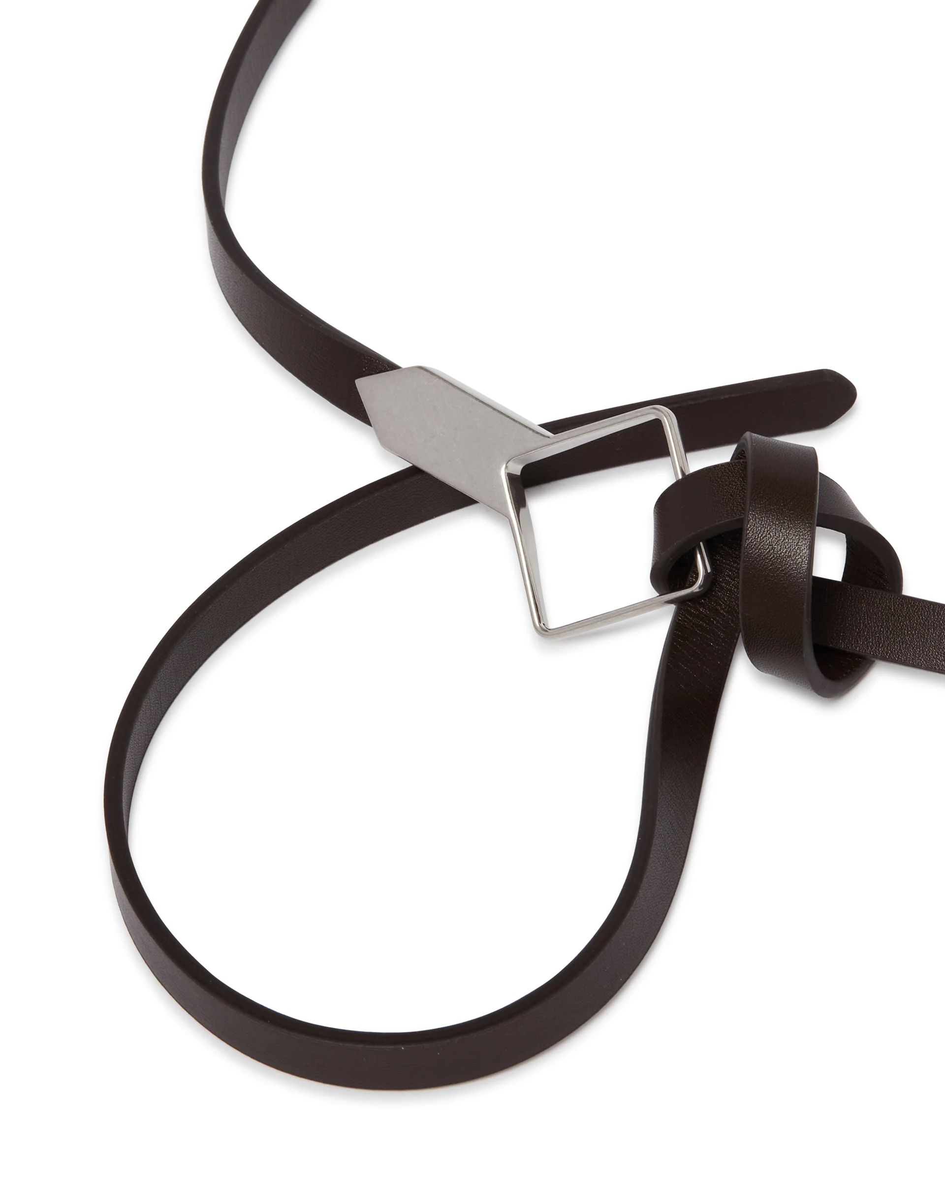 Cintura In Pelle Marrone - Image 3