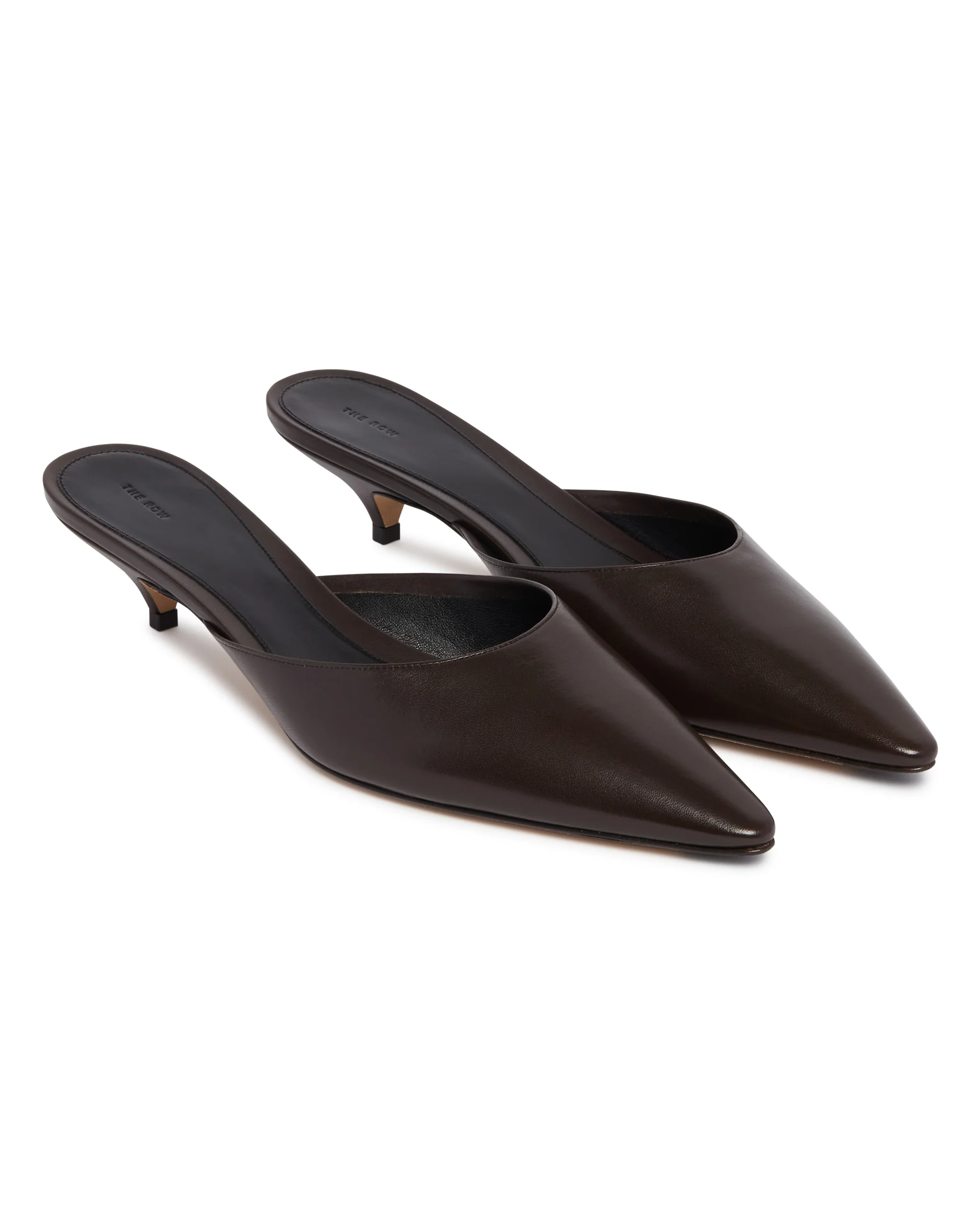 Mules In Pelle Marroni - Image 3