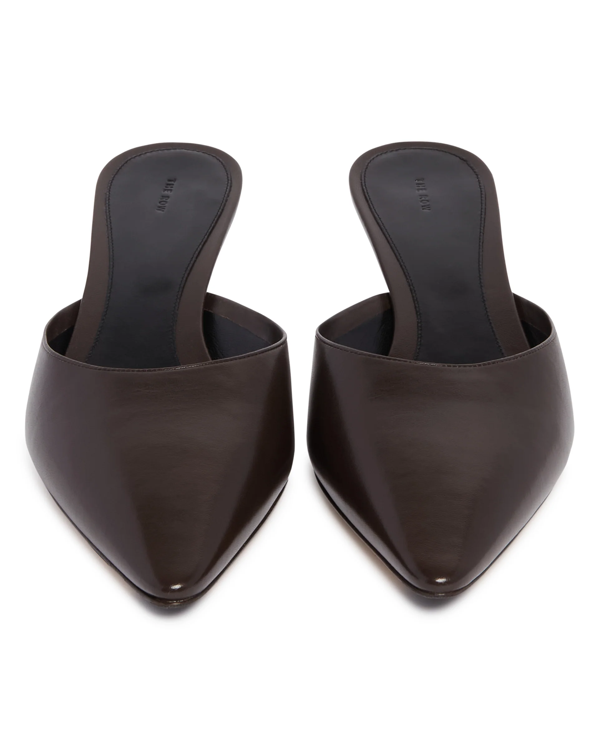 Mules In Pelle Marroni - Image 4