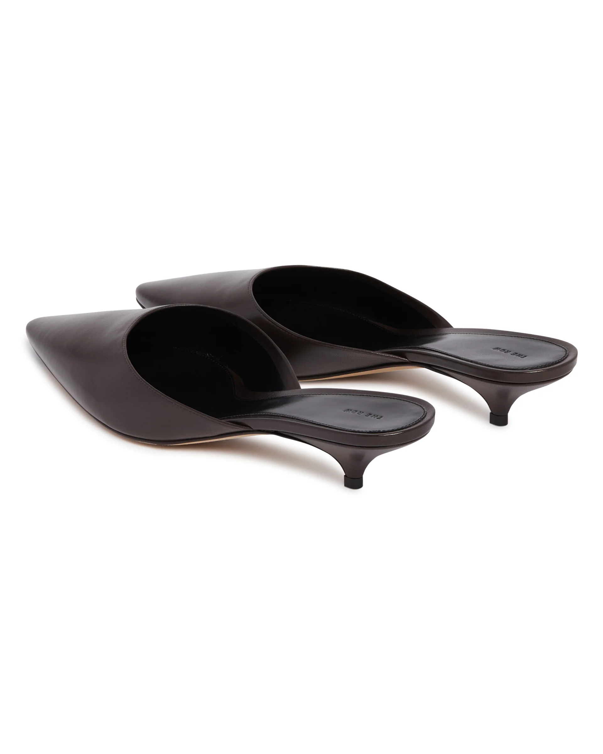 Mules In Pelle Marroni - Image 5