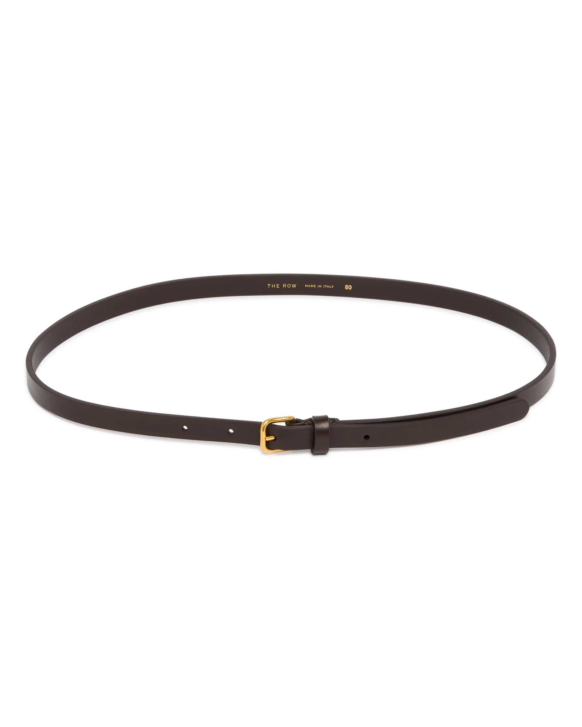 Cintura in Pelle Mini Marrone - Image 2