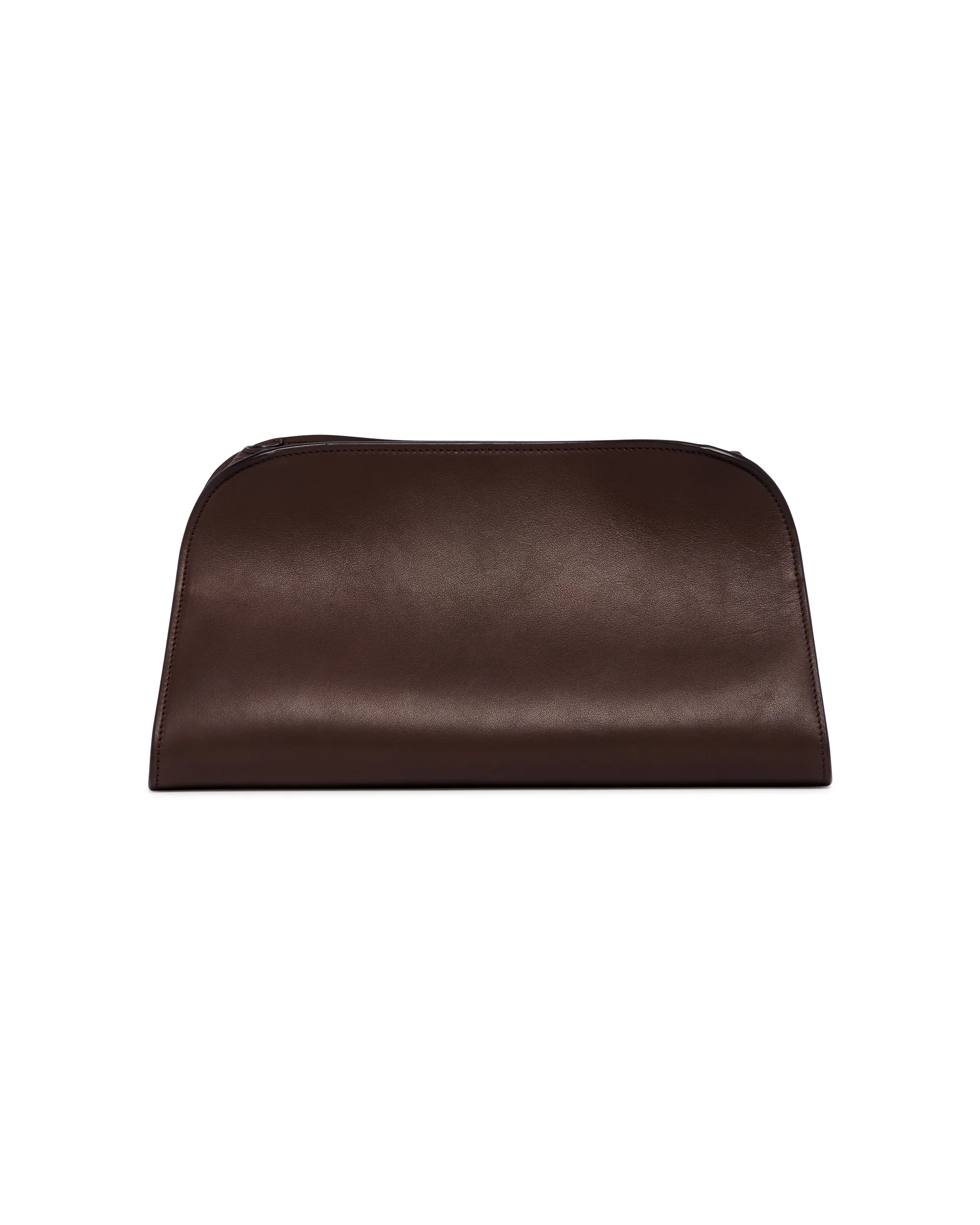 Clutch Peggy in Pelle Marrone - Image 2